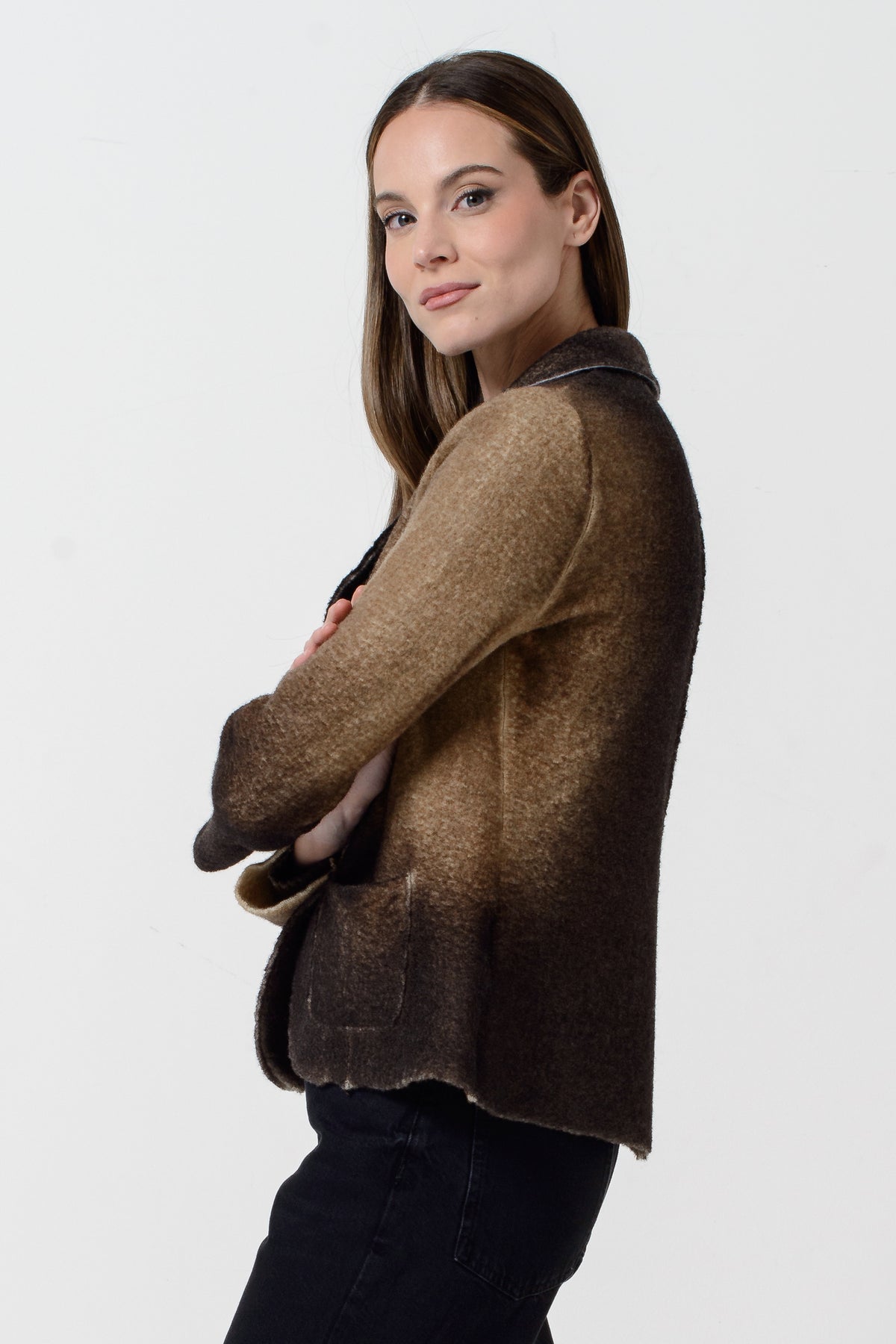 Evie Blazer Tasty Shades - Noisette
