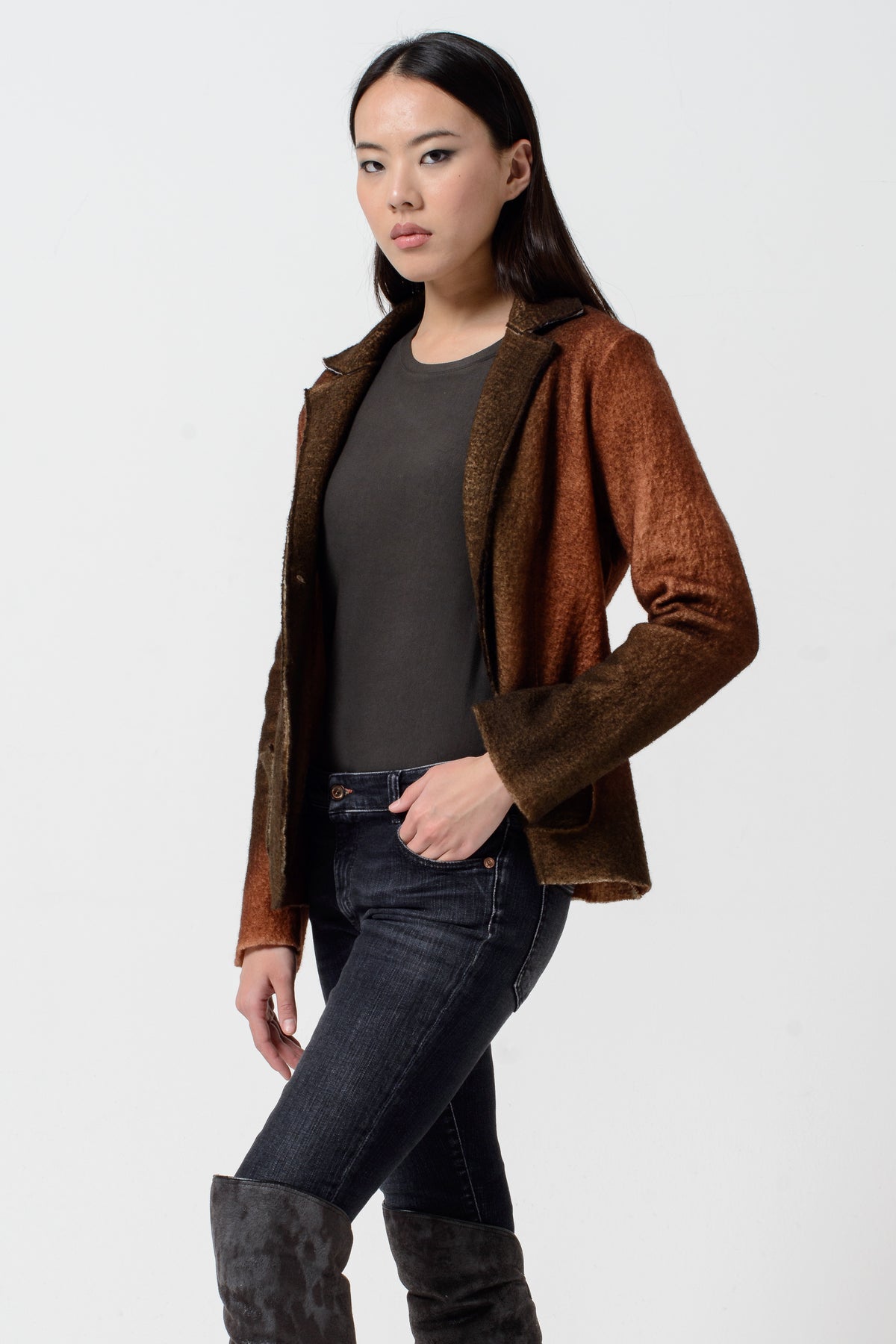 Evie Blazer Tasty Shades - Tamarind