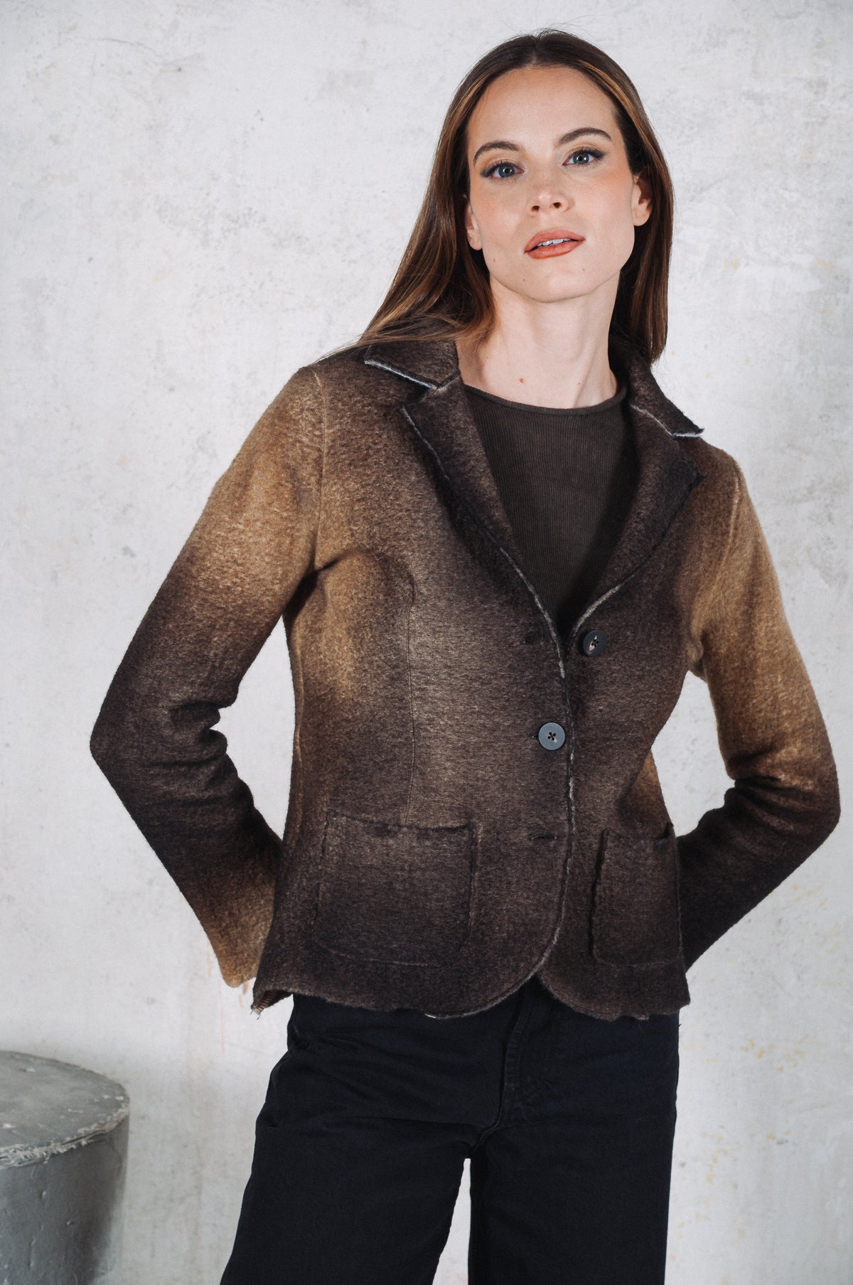 Evie Blazer Tasty Shades - Noisette