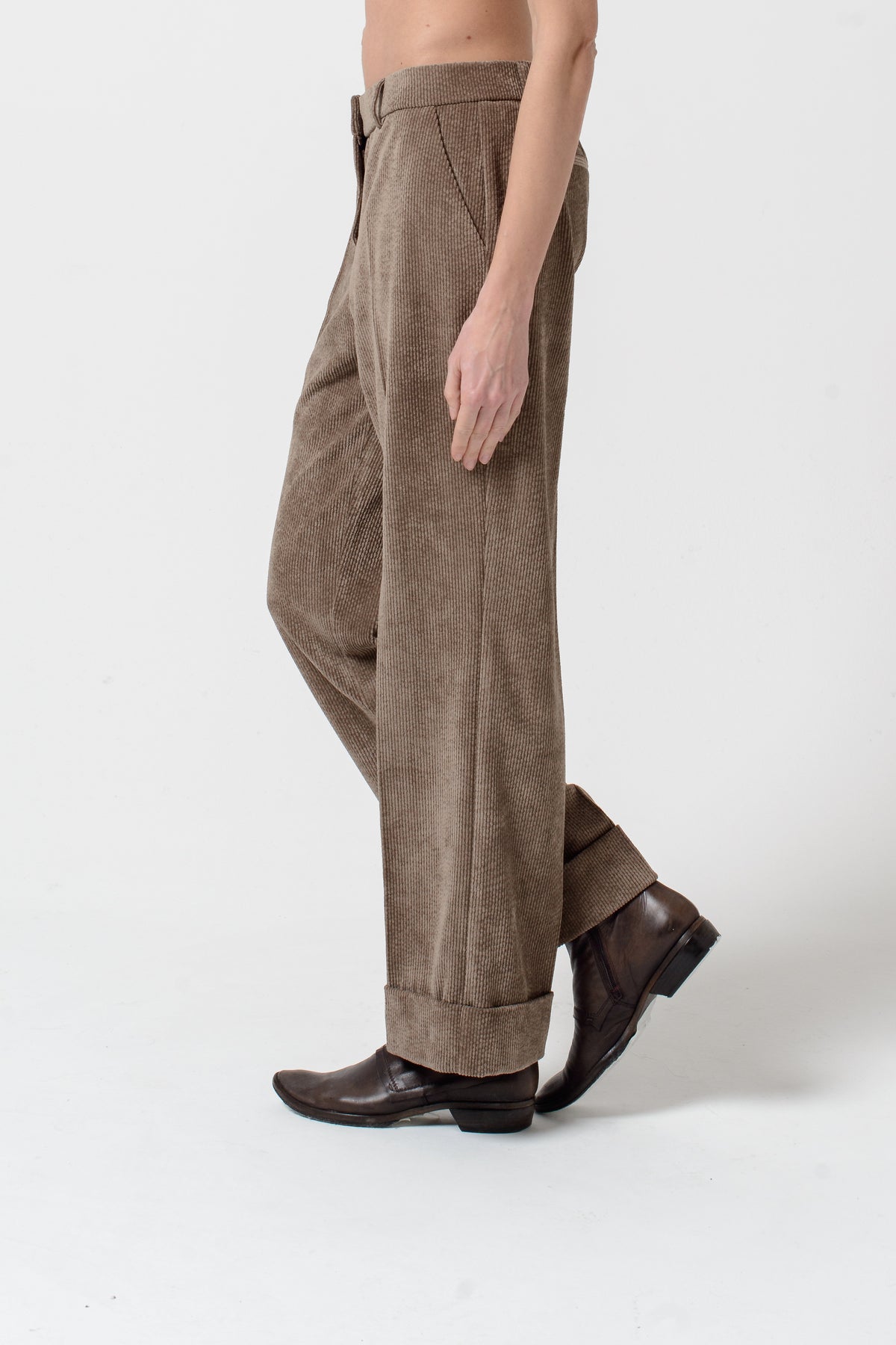 Tilda Corduroy Pants - Fango