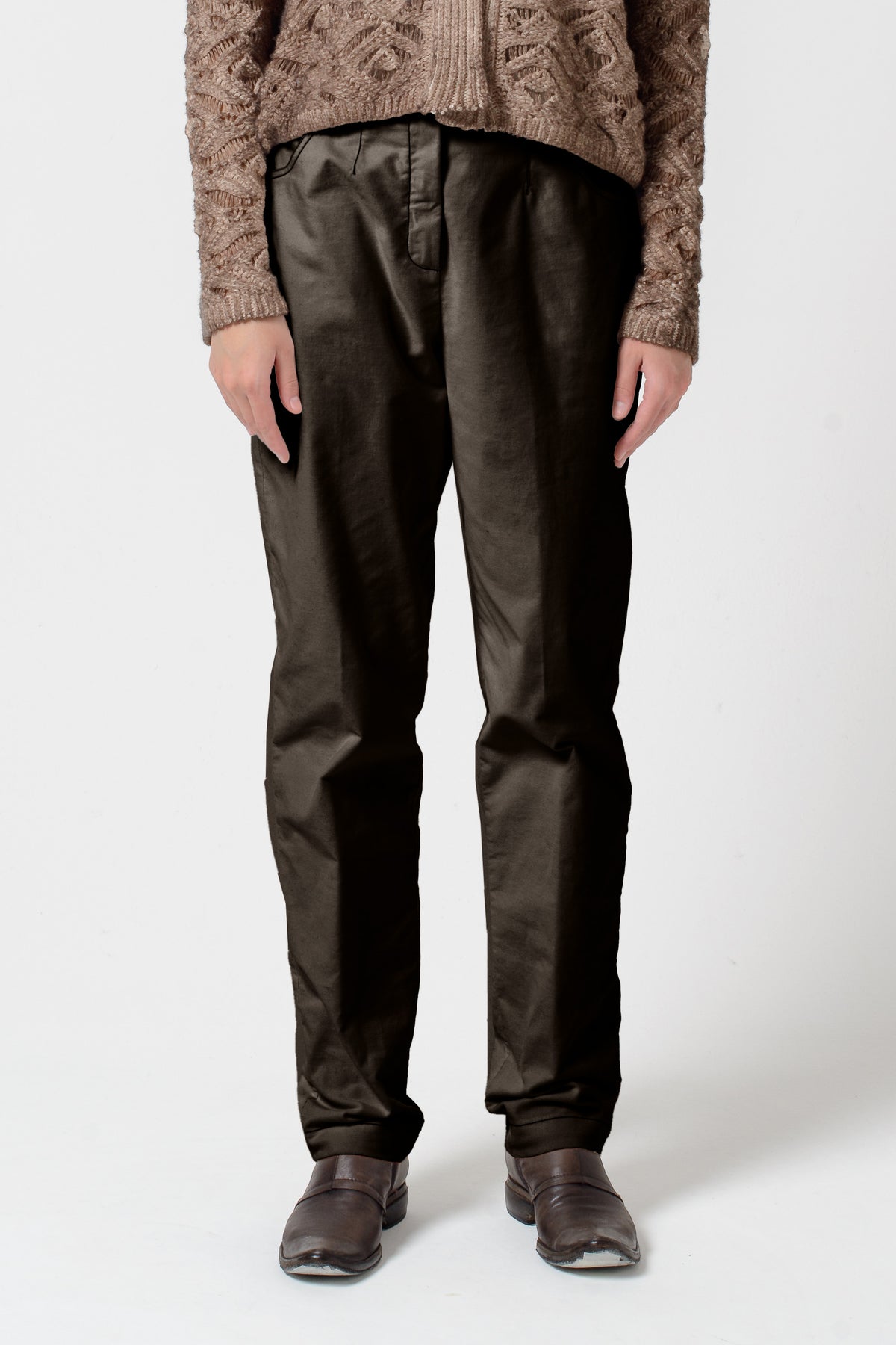 Frida Cotton Velvet Pants - Cliff
