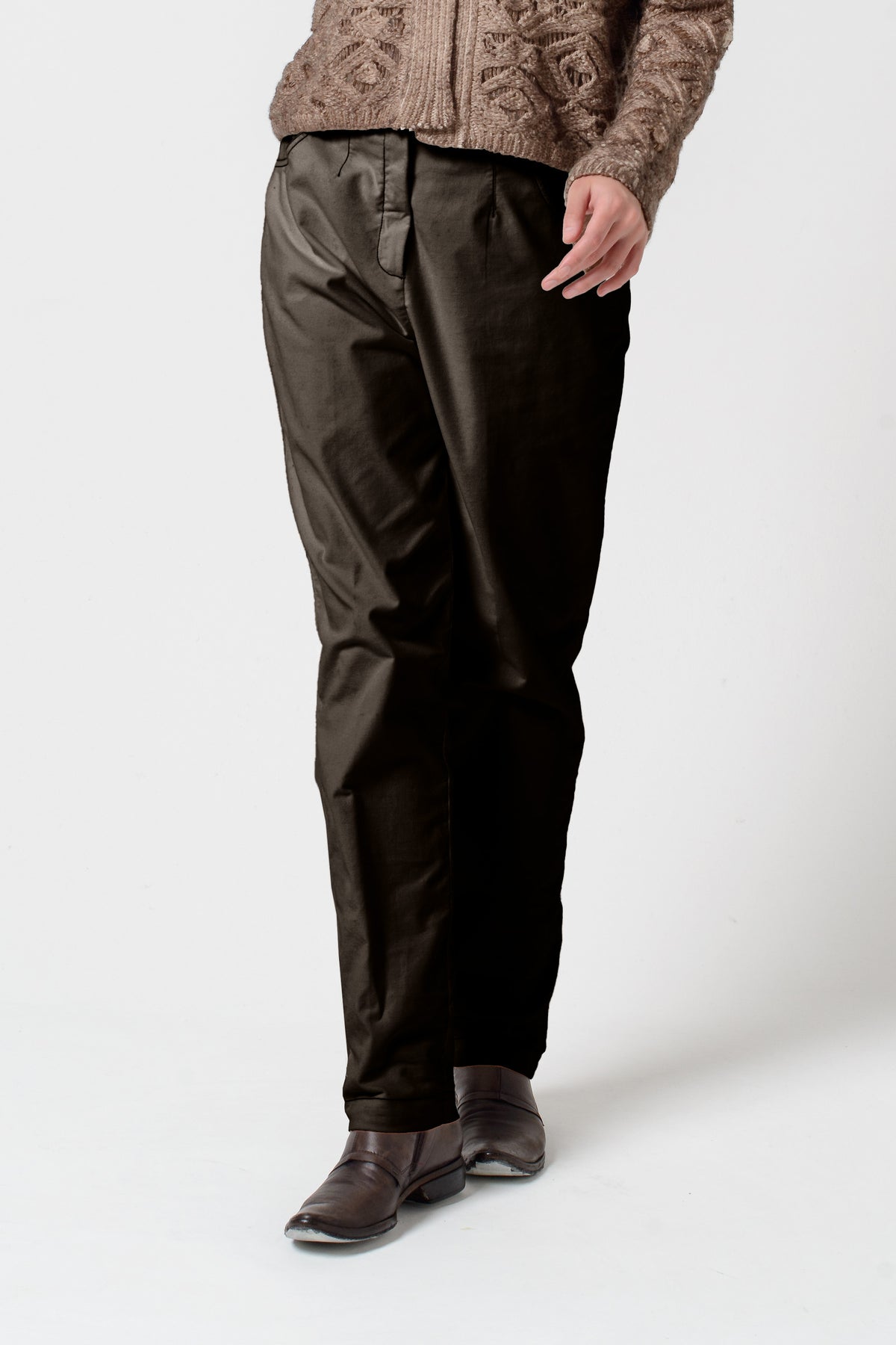 Frida Cotton Velvet Pants - Cliff