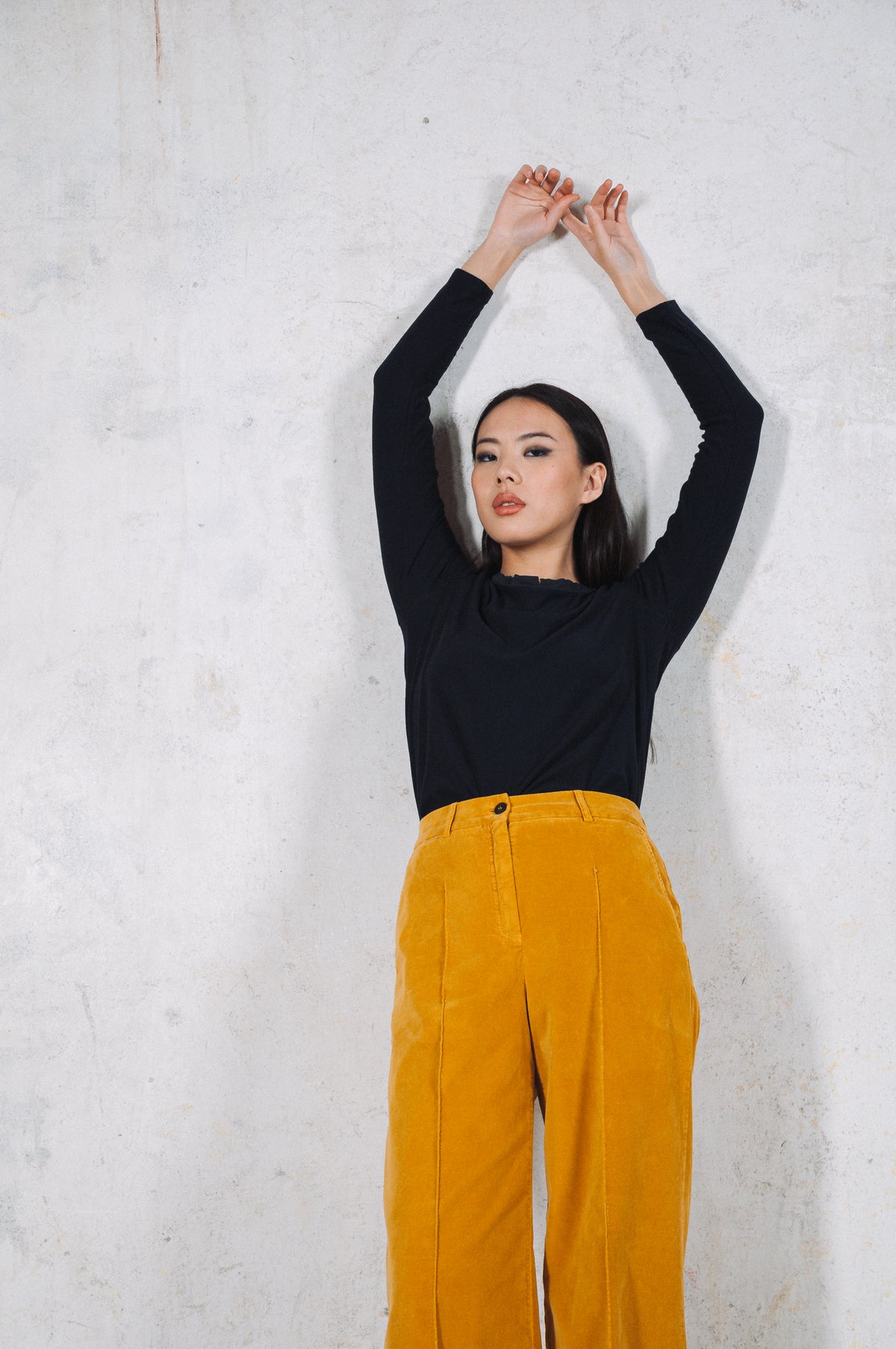 Guenda Cotton Velvet Pants - Mello