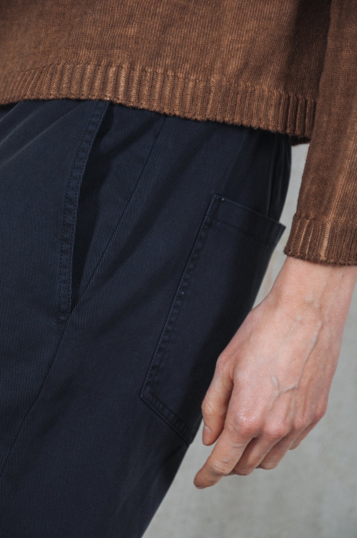 Guenda Gabardine Pants - Abyss