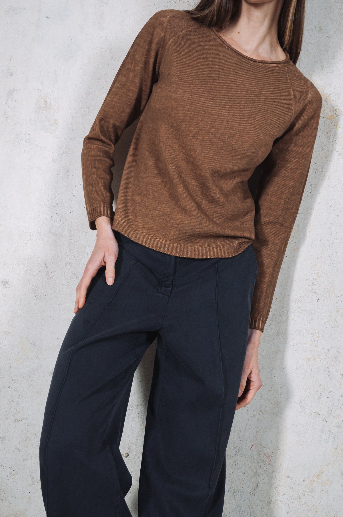 Guenda Gabardine Pants - Abyss