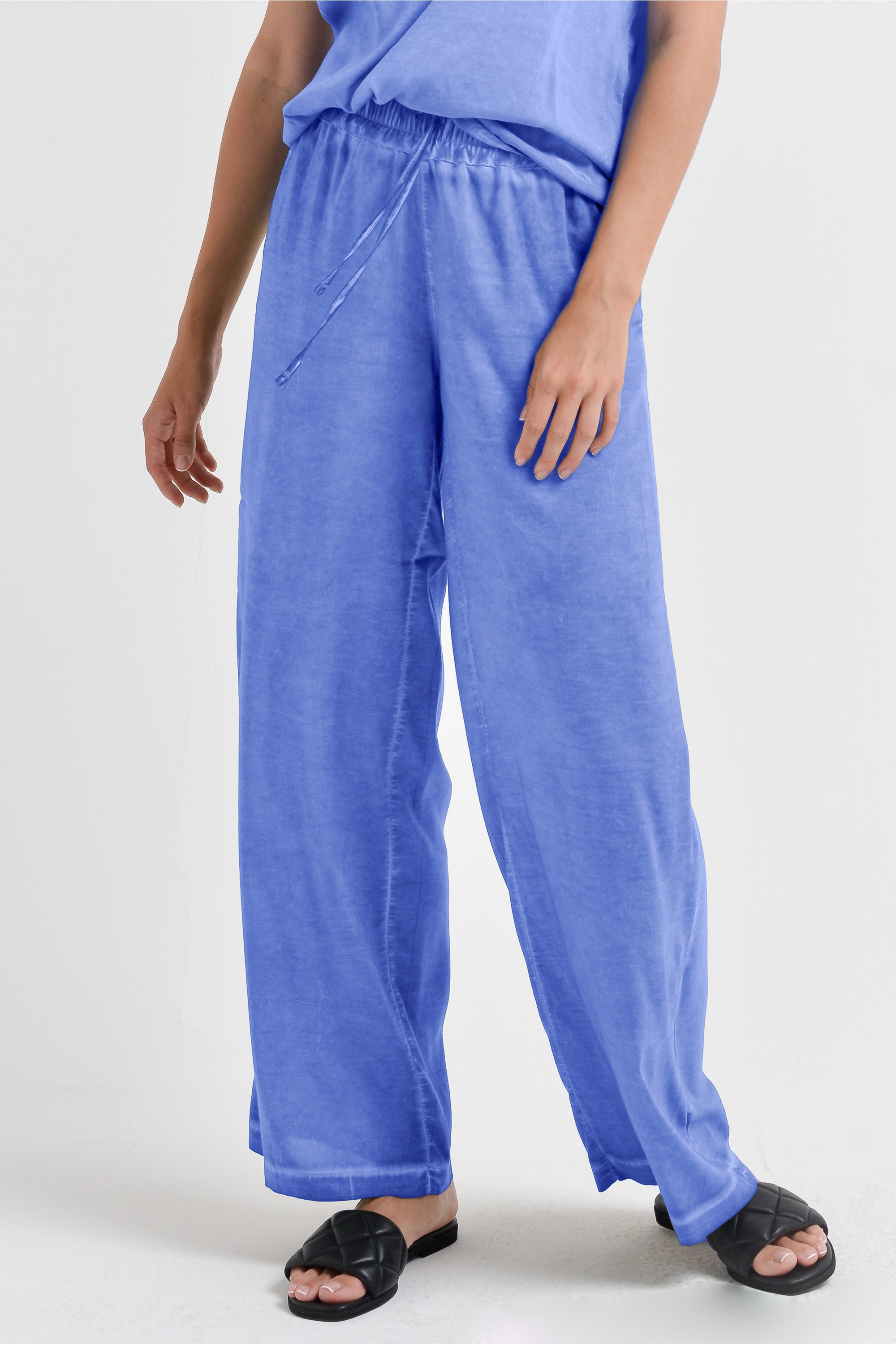 Billow Viscose Slacks - Bay