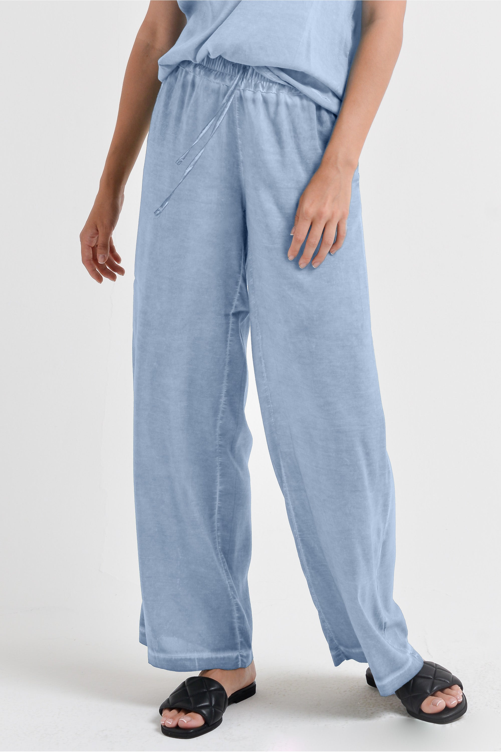 Billow Viscose Slacks - Fiji