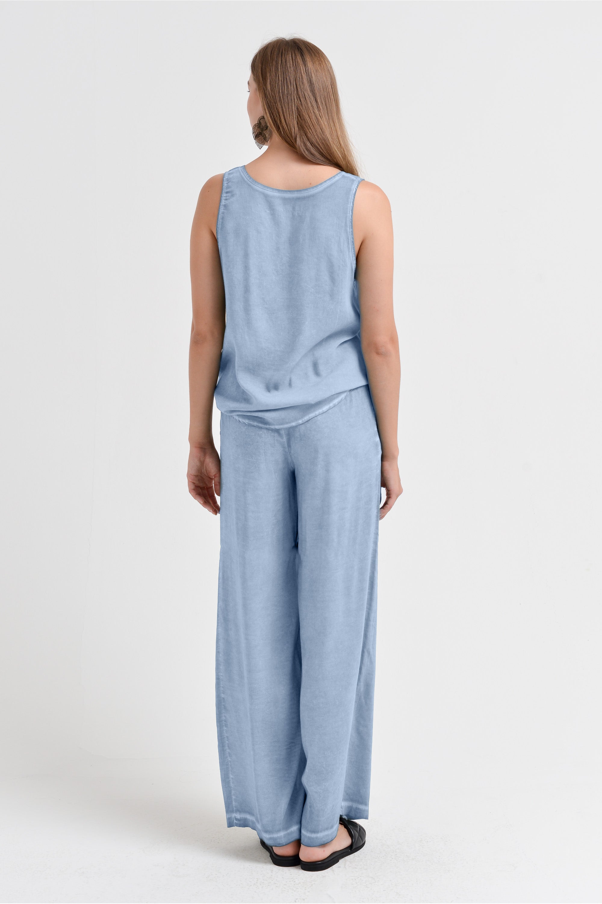 Billow Viscose Slacks - Fiji