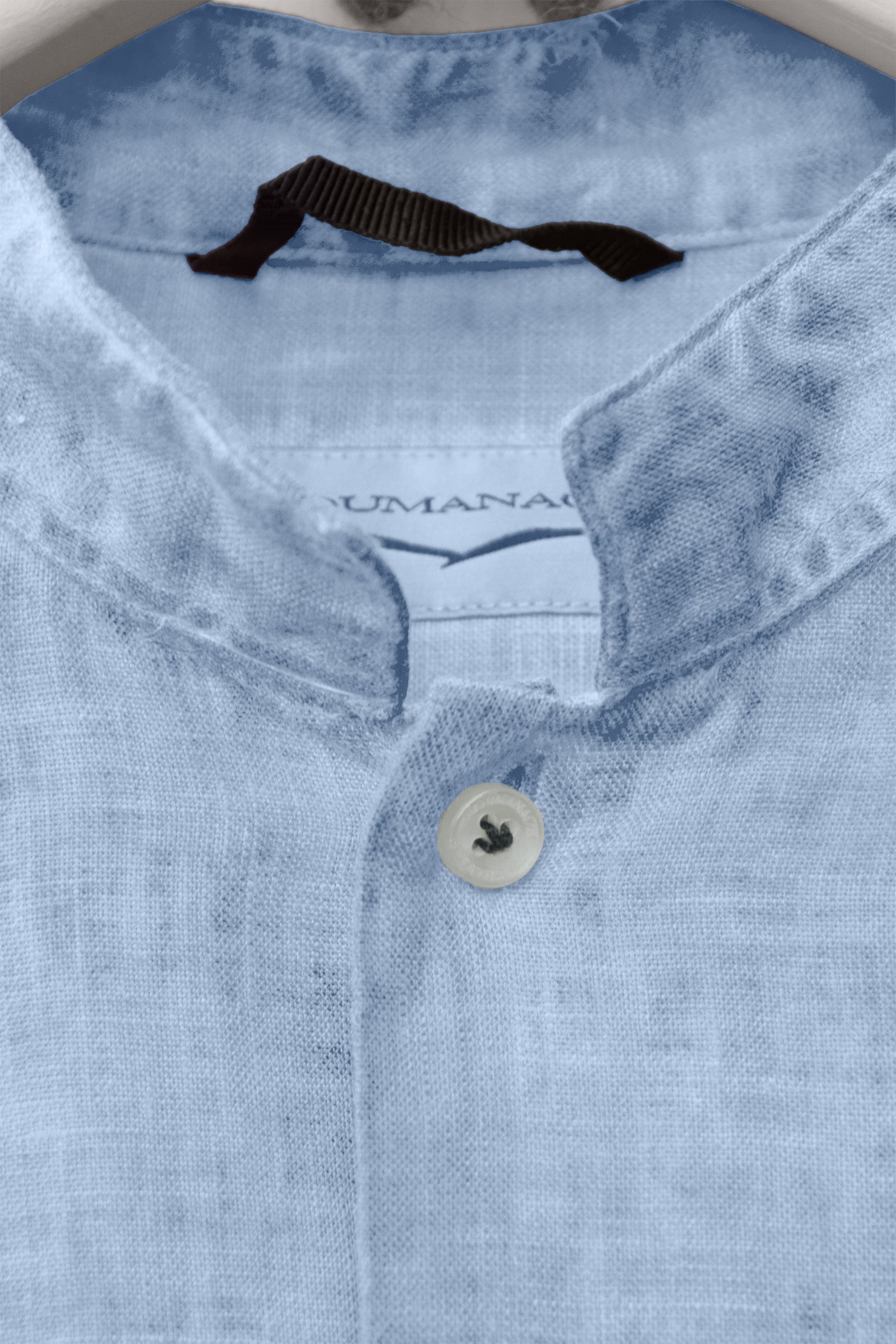 Camicia Lino Collo Coreana - Fiji
