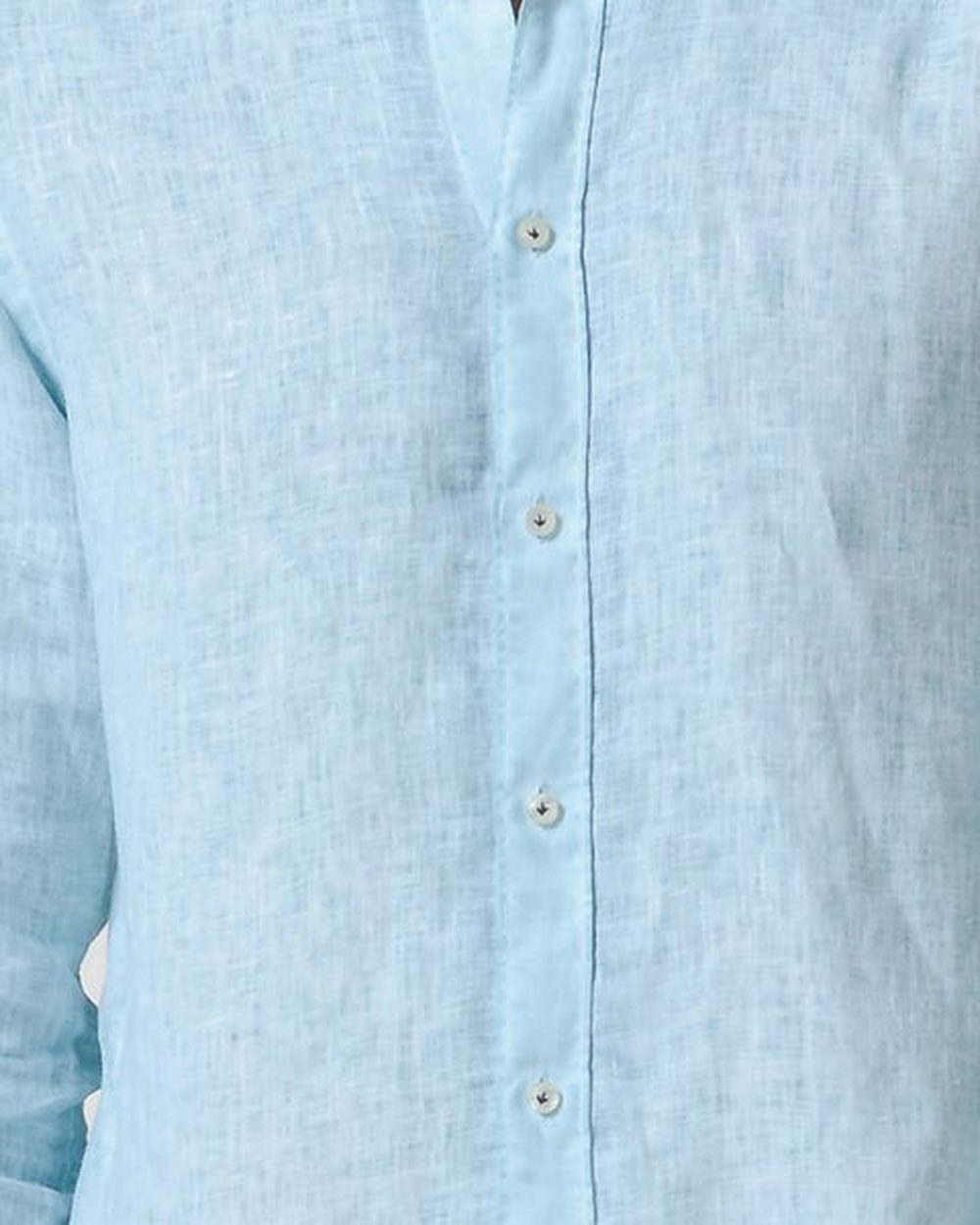 Linen shirt, close up