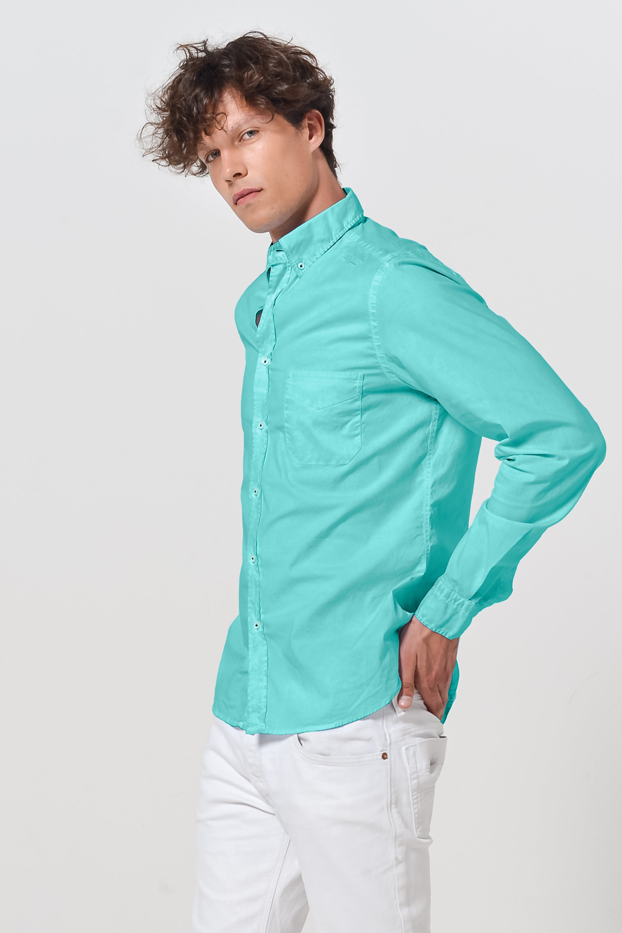 Button Down Poplin Shirt - Paraggi