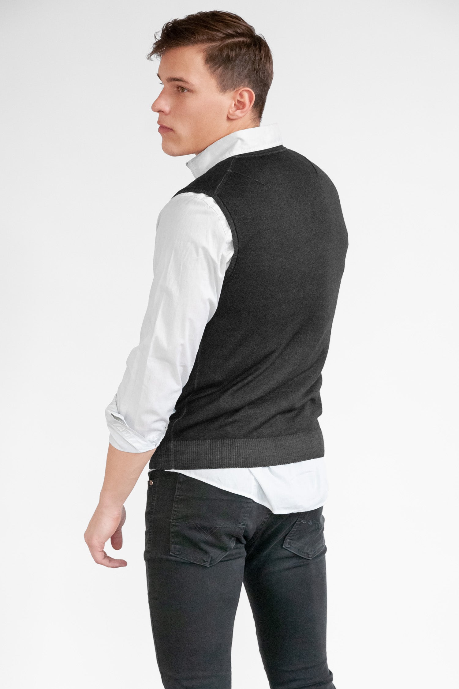 Mey Merino Vest - Slate