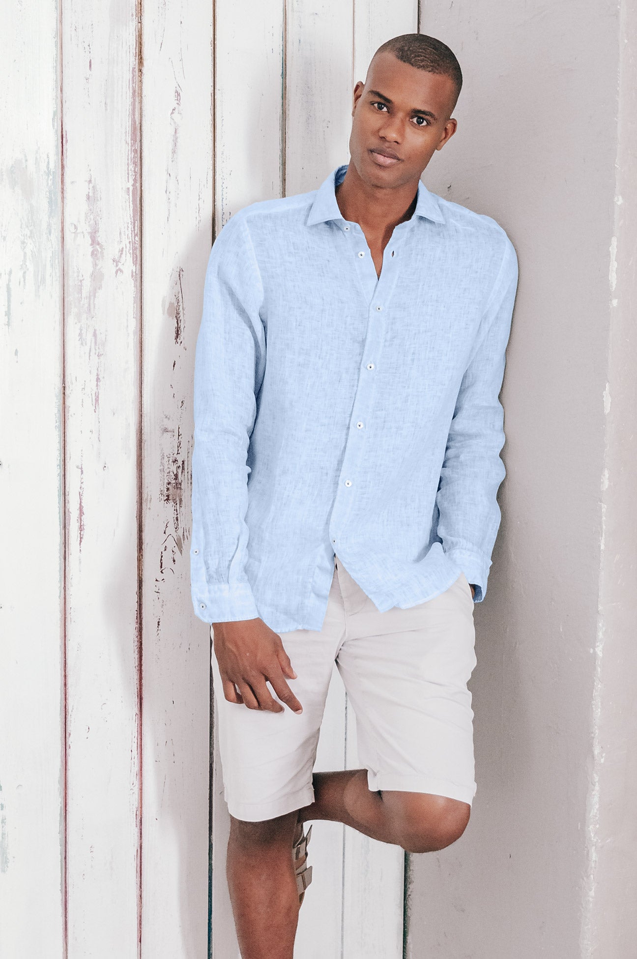 Camicia Lino Relaxed Fit - Fiji