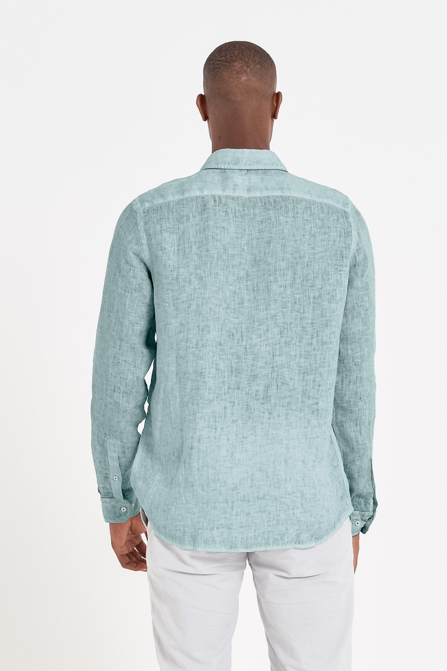 Camicia Lino Relax Fit - Shark