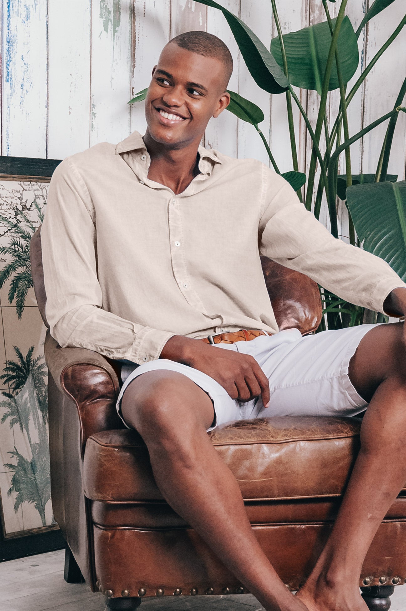 Relaxed Fit Cotton Voile Shirt - Canapa