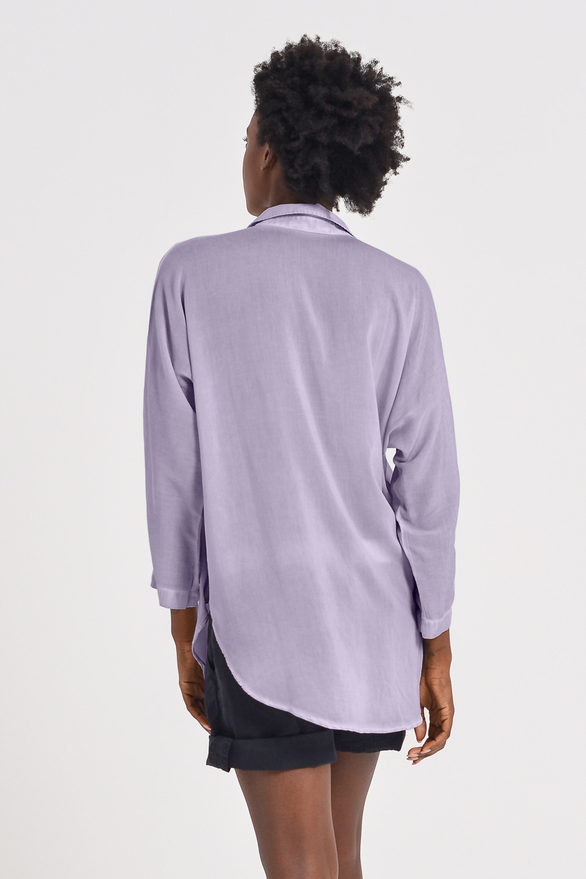 Kimono Polo Shirt - Mauve