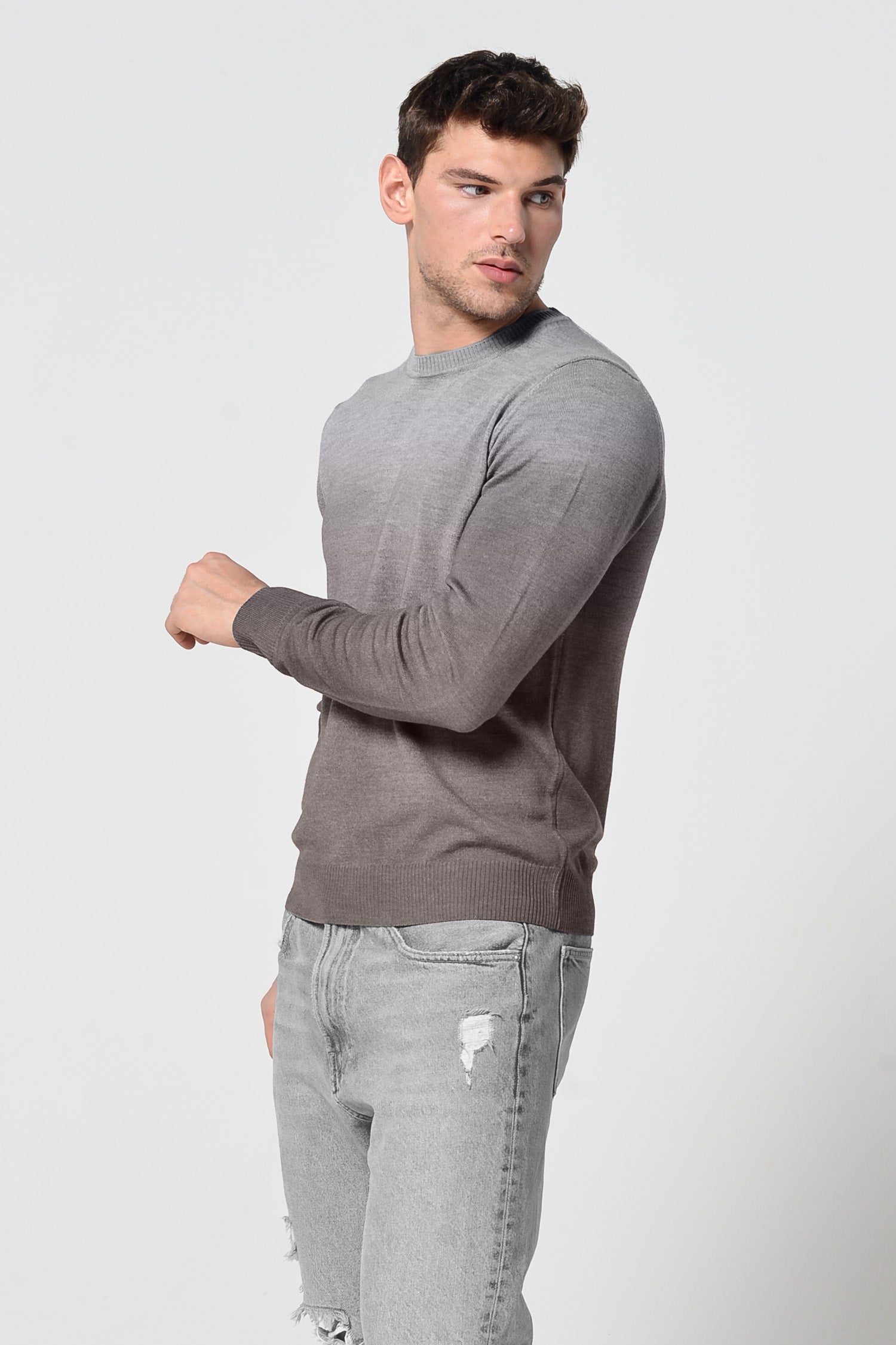Gills Gradient Sweater - Cliff