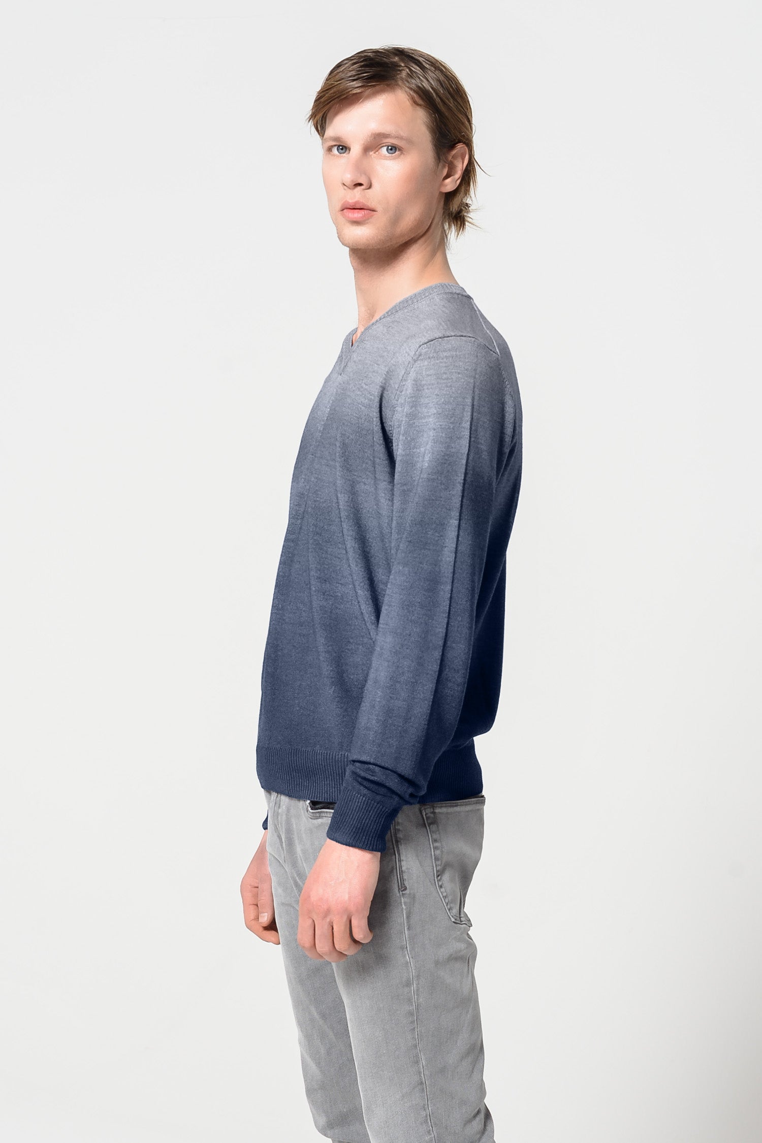 Wick Gradient Sweater - Navy