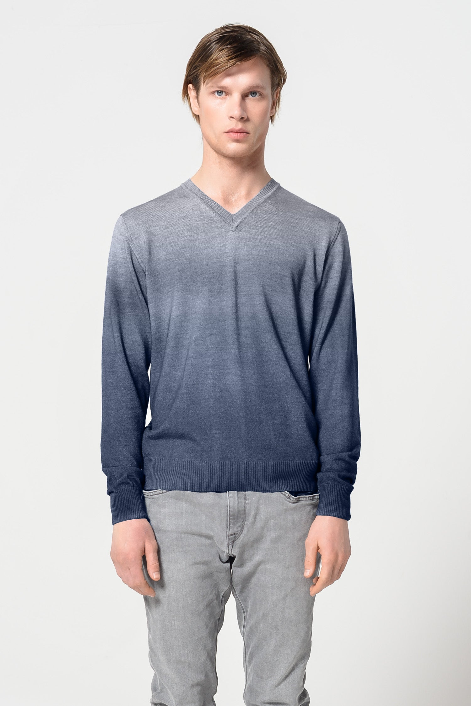Wick Gradient Sweater - Navy