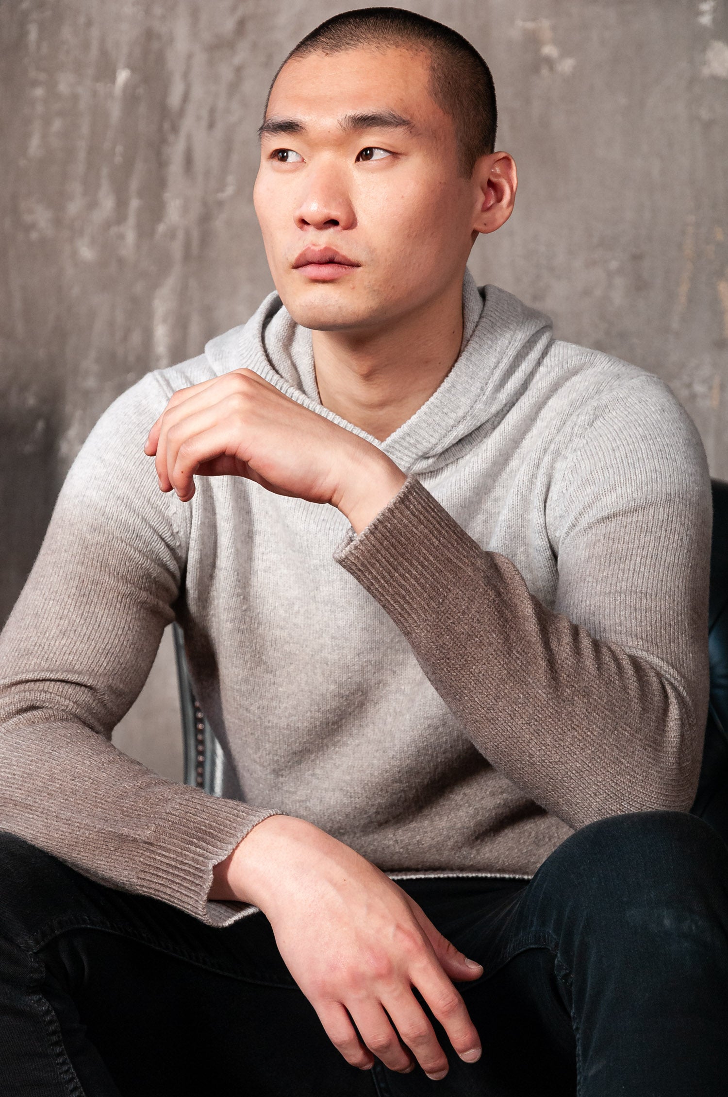 Moye Gradient Sweater - Cliff