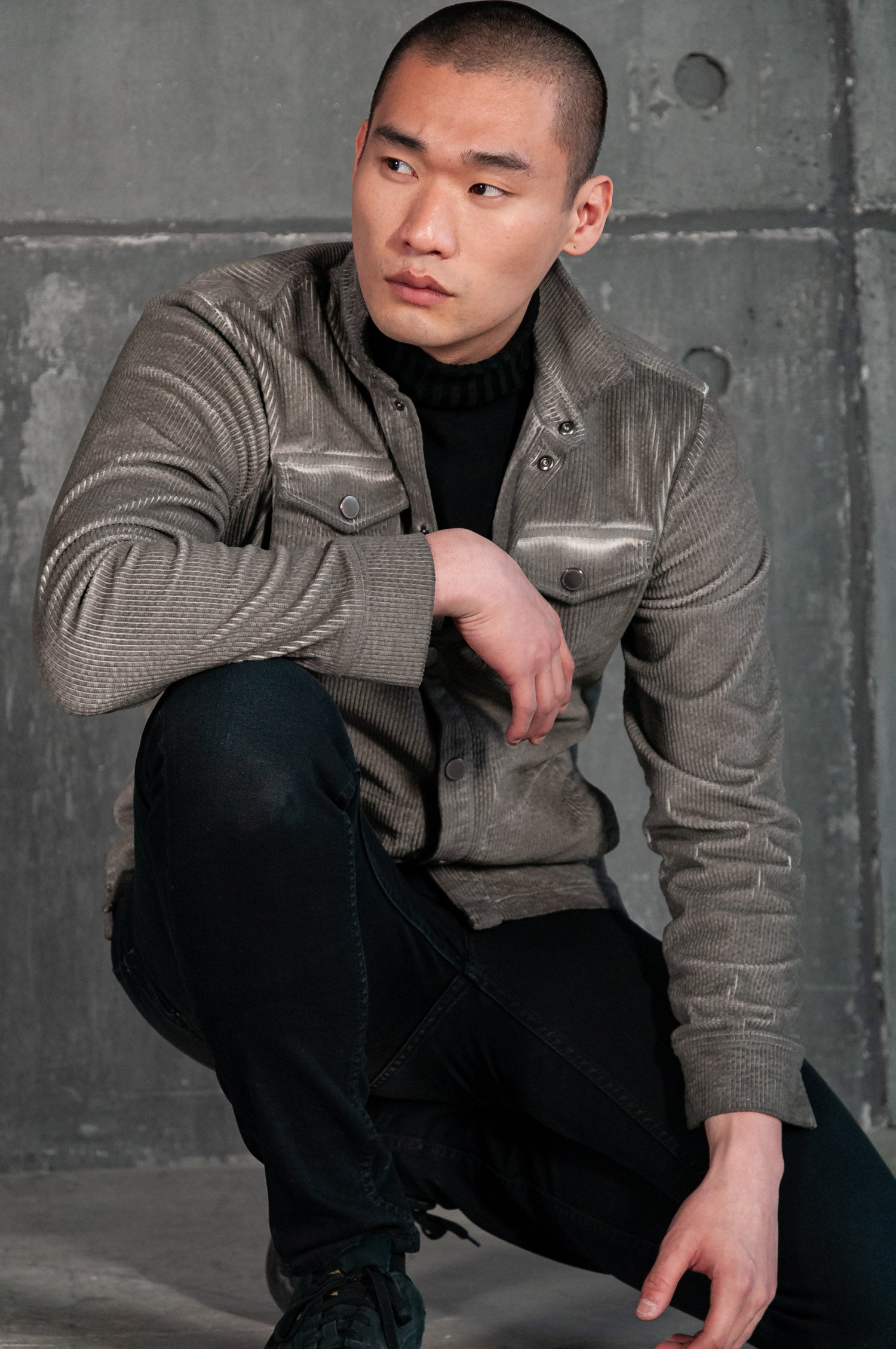 Mayport - Corduroy Tracker Jacket Jacket - Dolphin