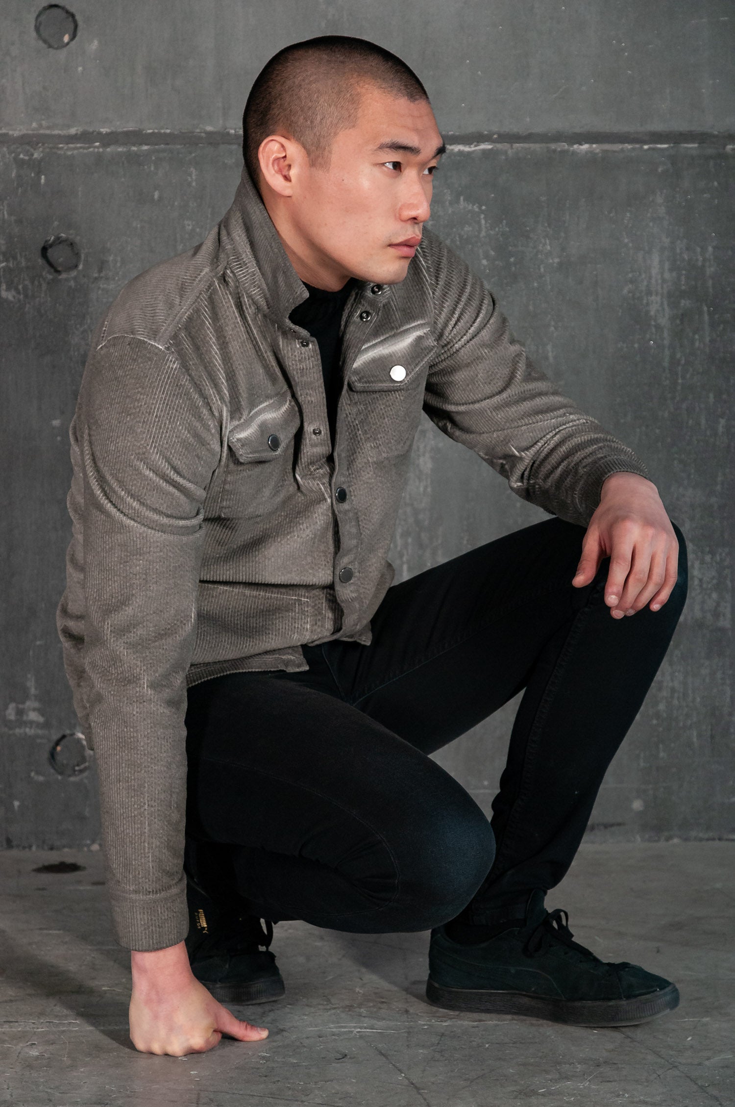 Mayport - Corduroy Tracker Jacket Jacket - Dolphin