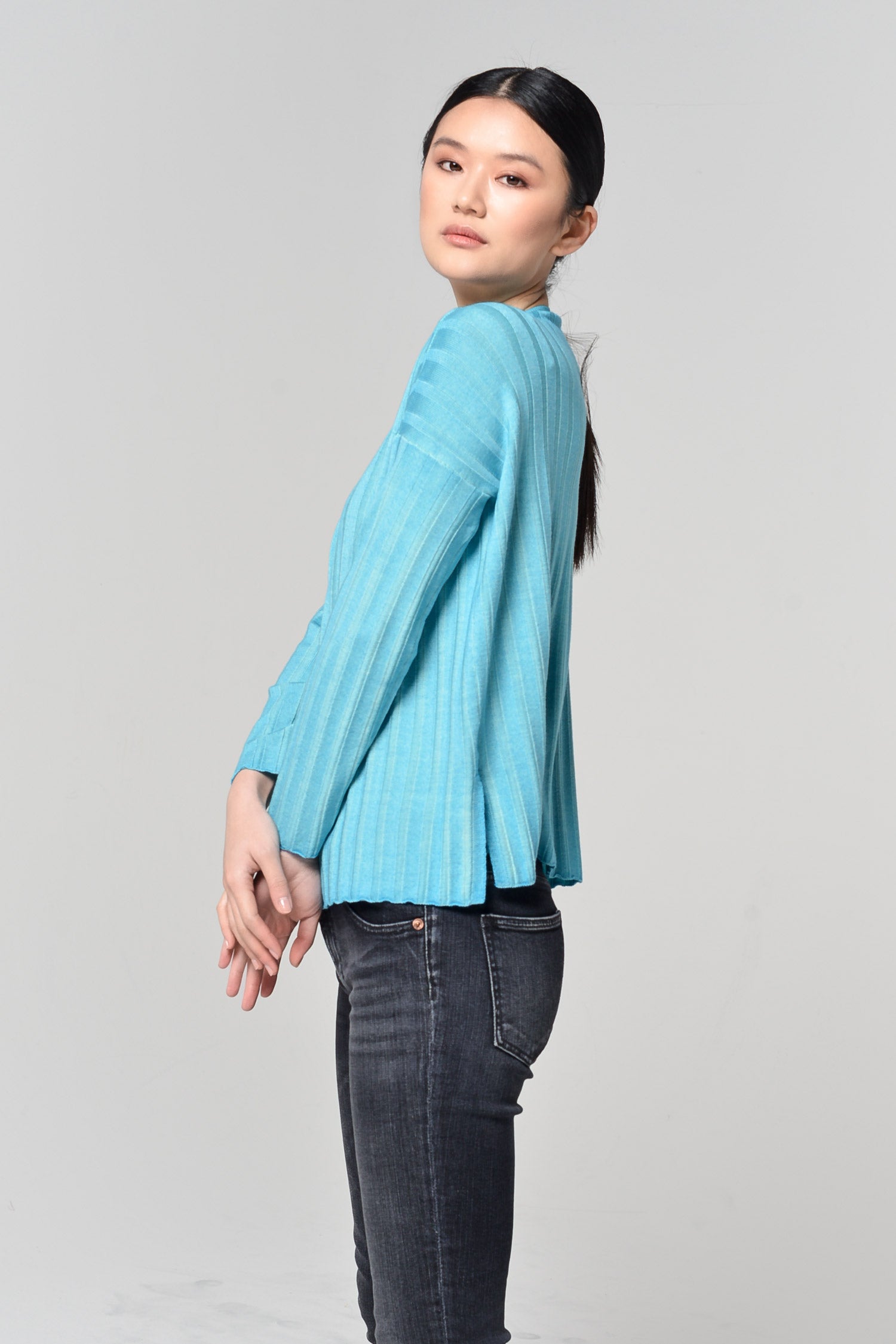 Birse Sweater - Aqua