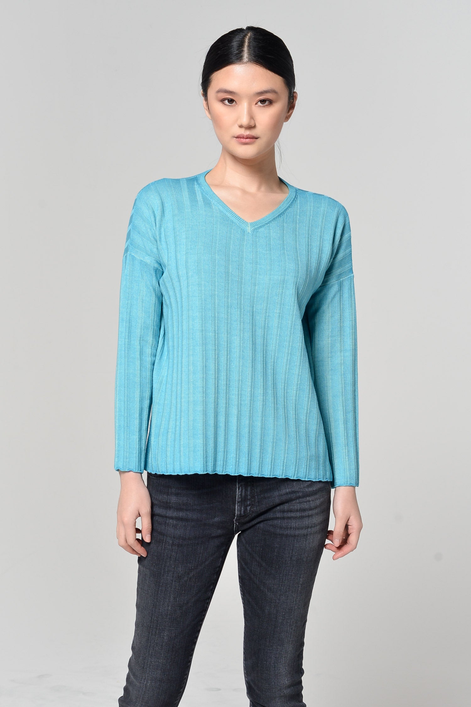 Birse Sweater - Aqua