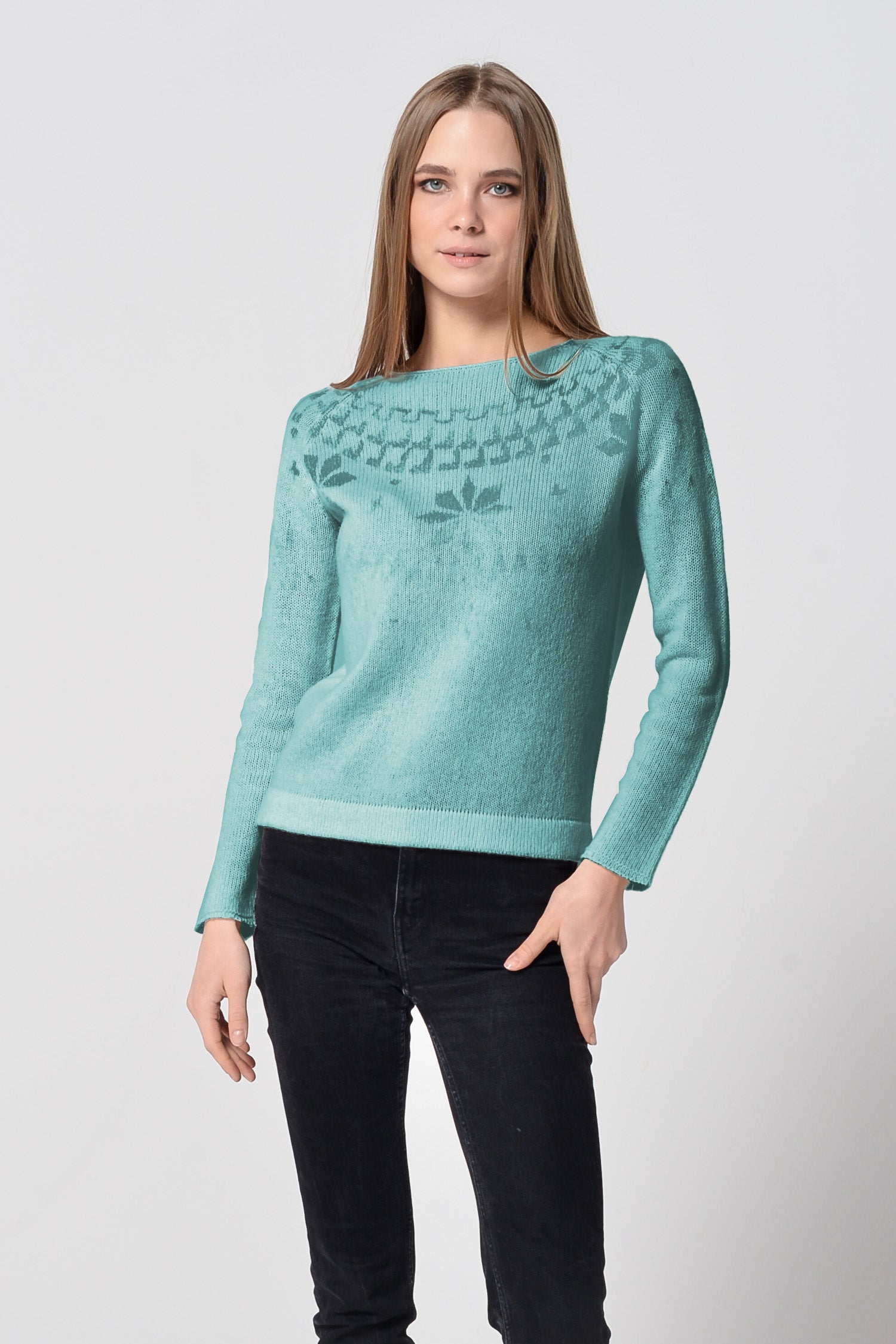 Maglia Appin Fair Isle - Cirrus