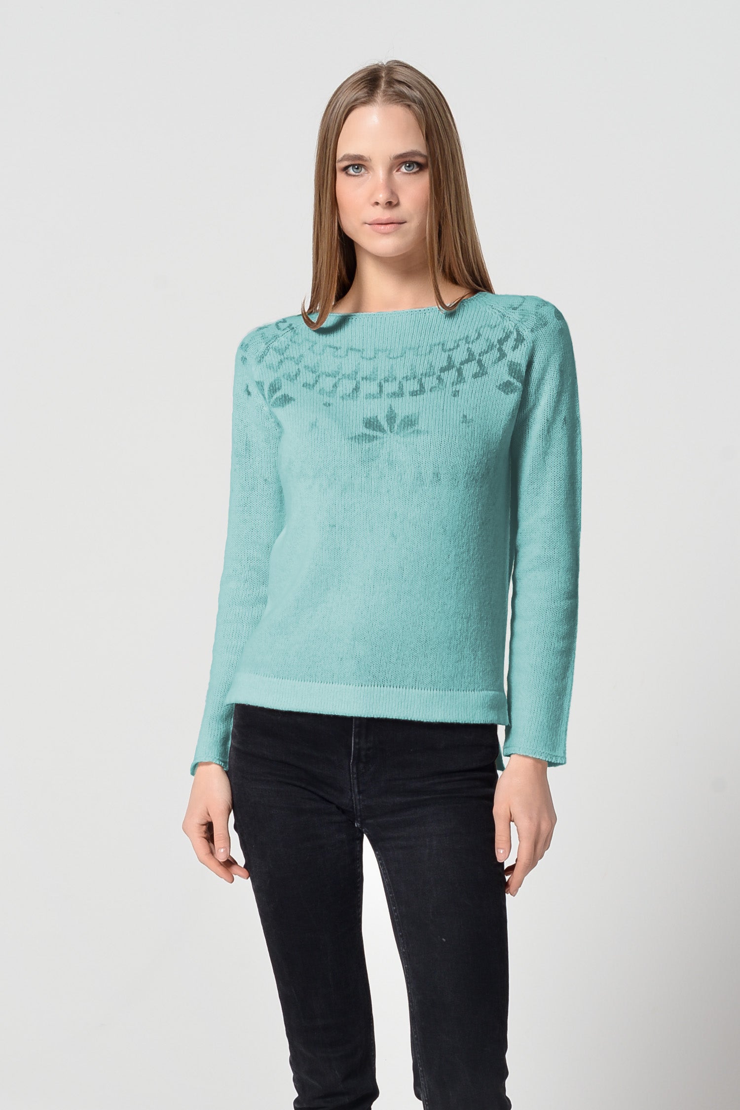 Maglia Appin Fair Isle - Cirrus
