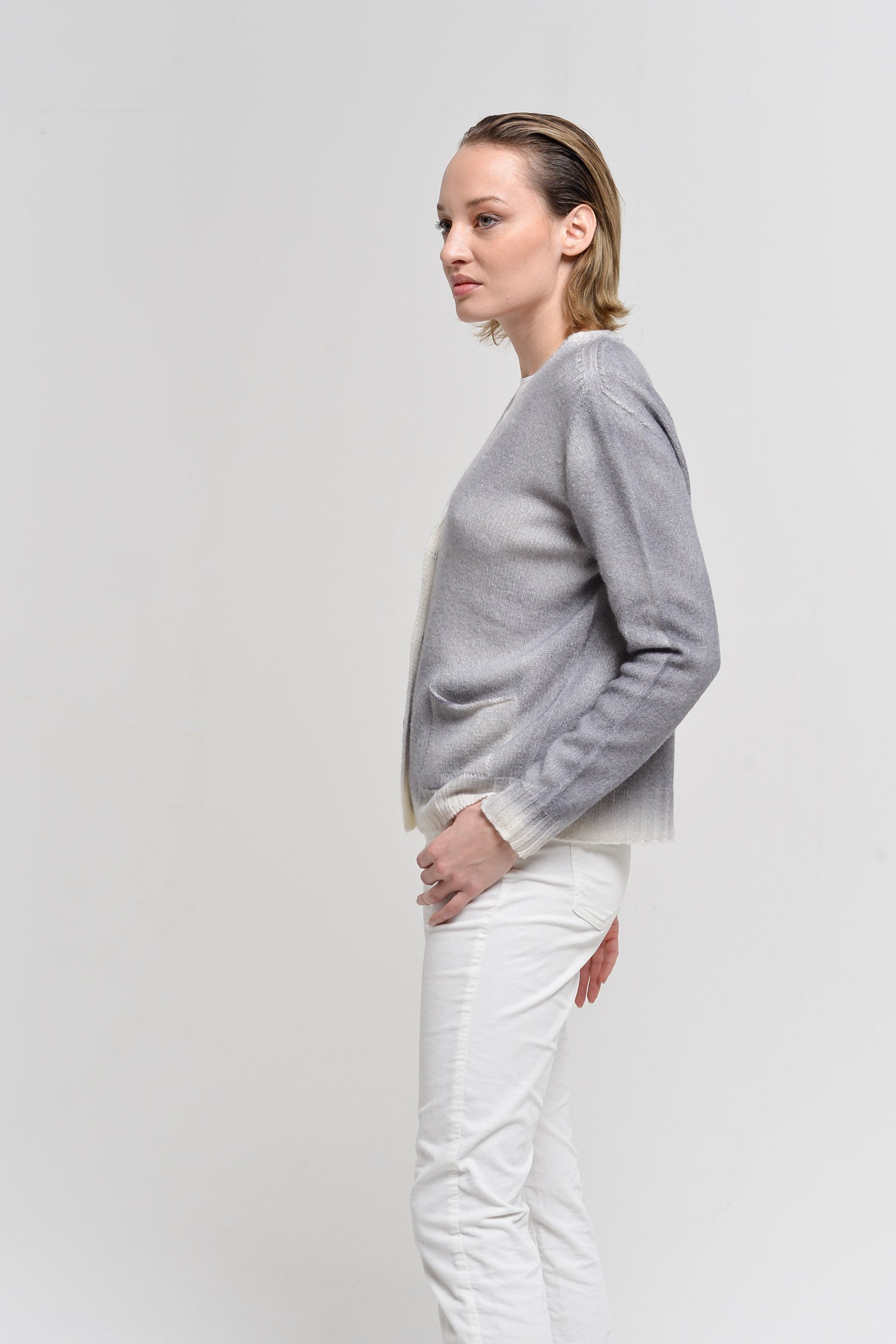 Elgin Smoke Art Sweater - Foam