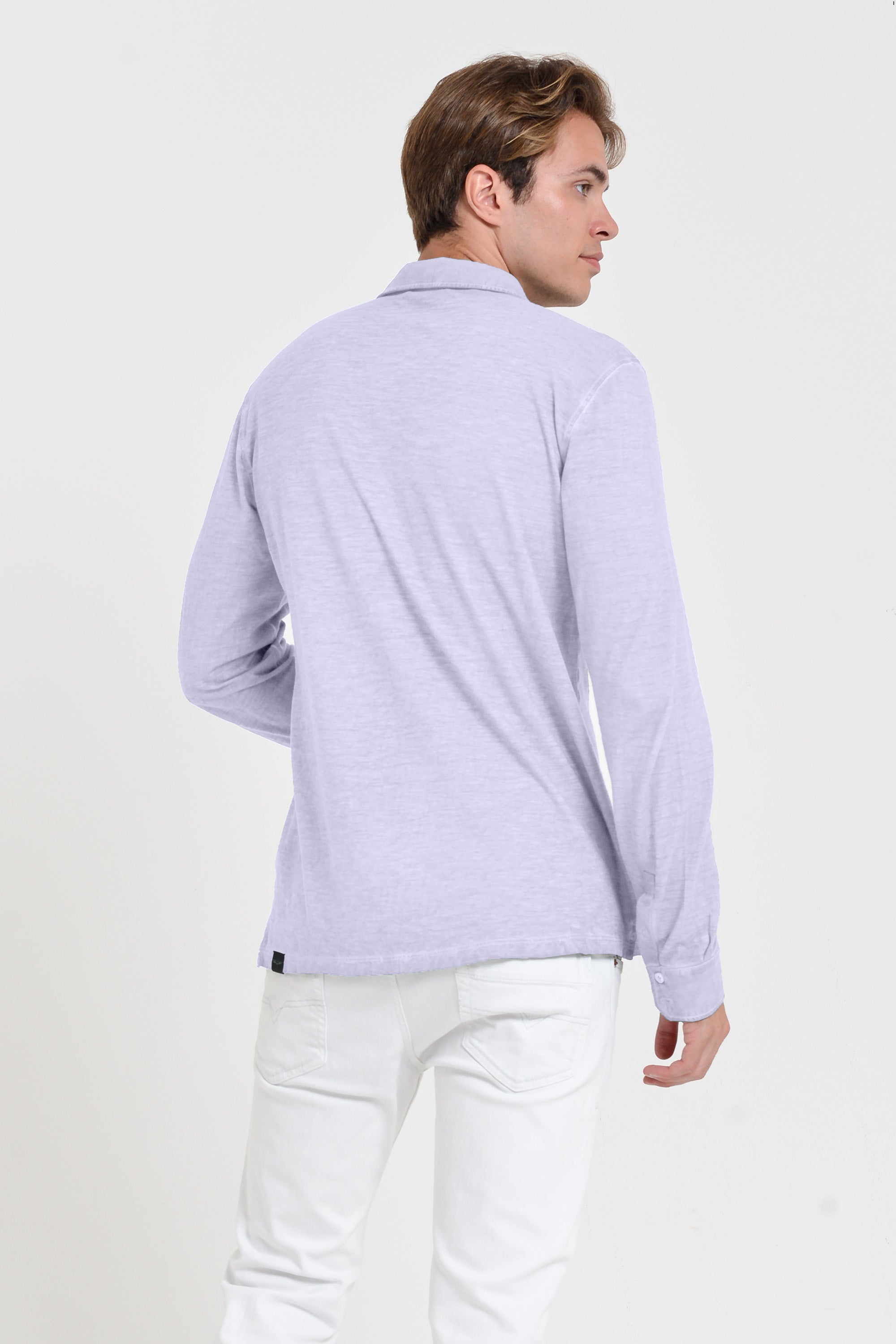 Garda Shirt - Men's Regular Fit Cotton Shirt - Lilac