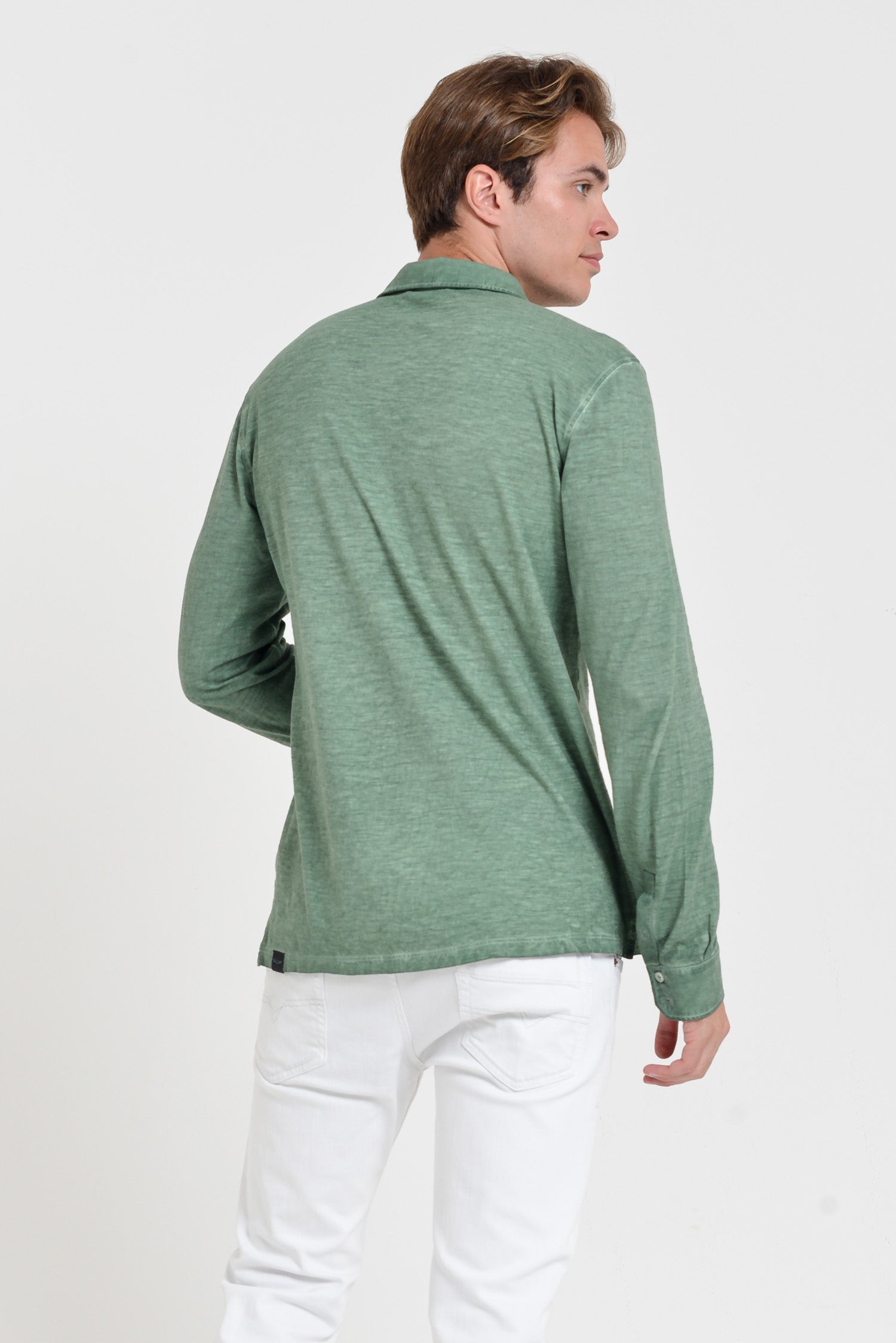 Garda Shirt - Men's Regular Fit Cotton Shirt - Juniper