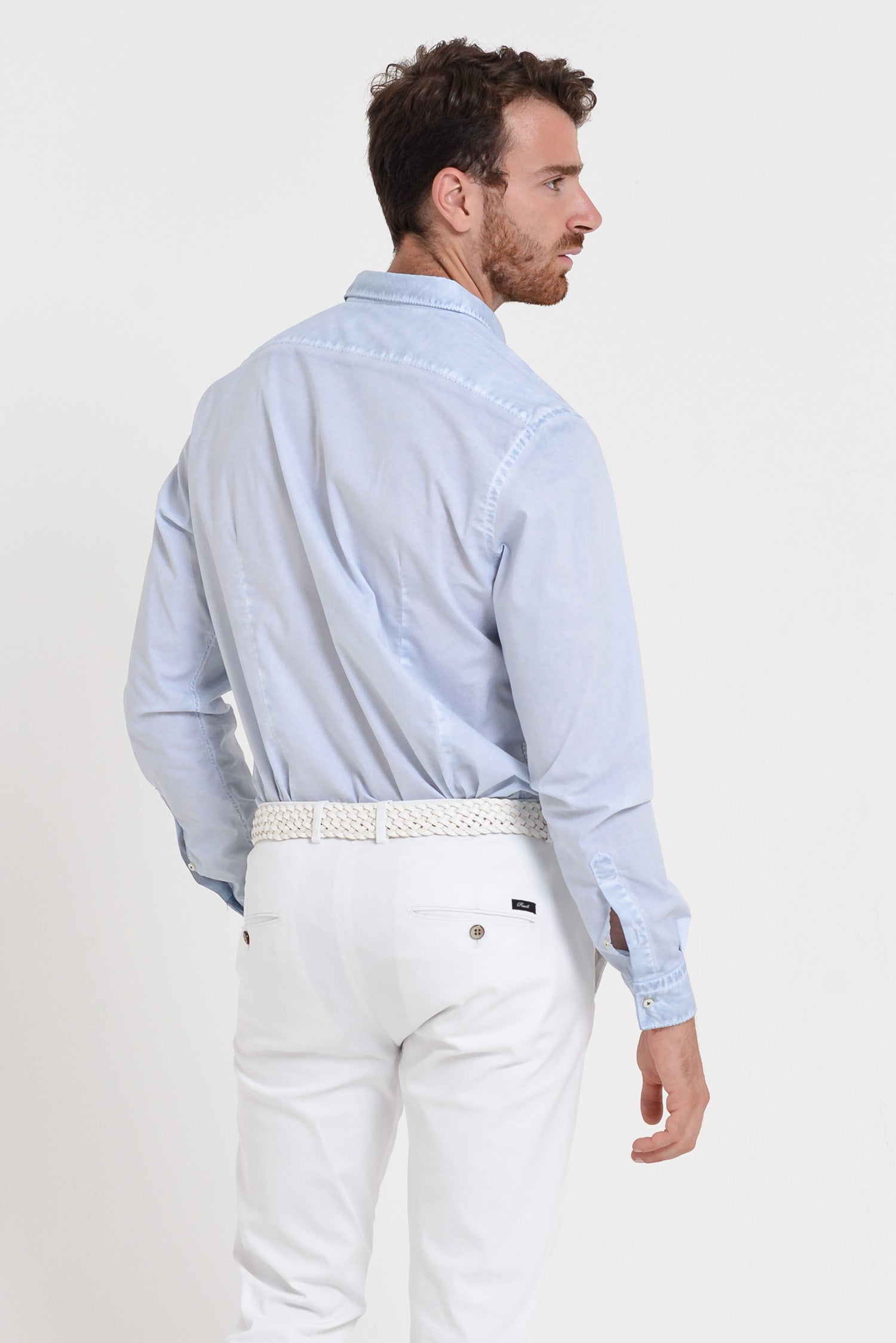 Men's Classic Fit Shirt in Poplin - Fiji