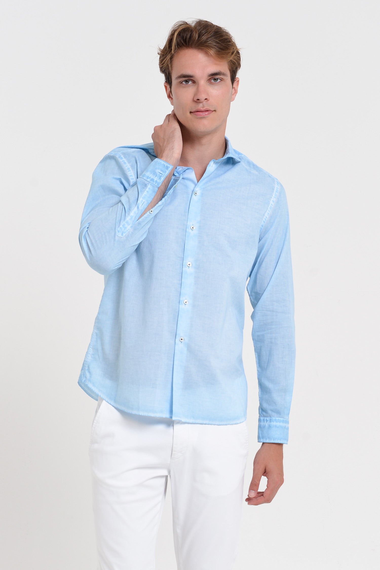 Classic Fit Shirt in Voile - Viking