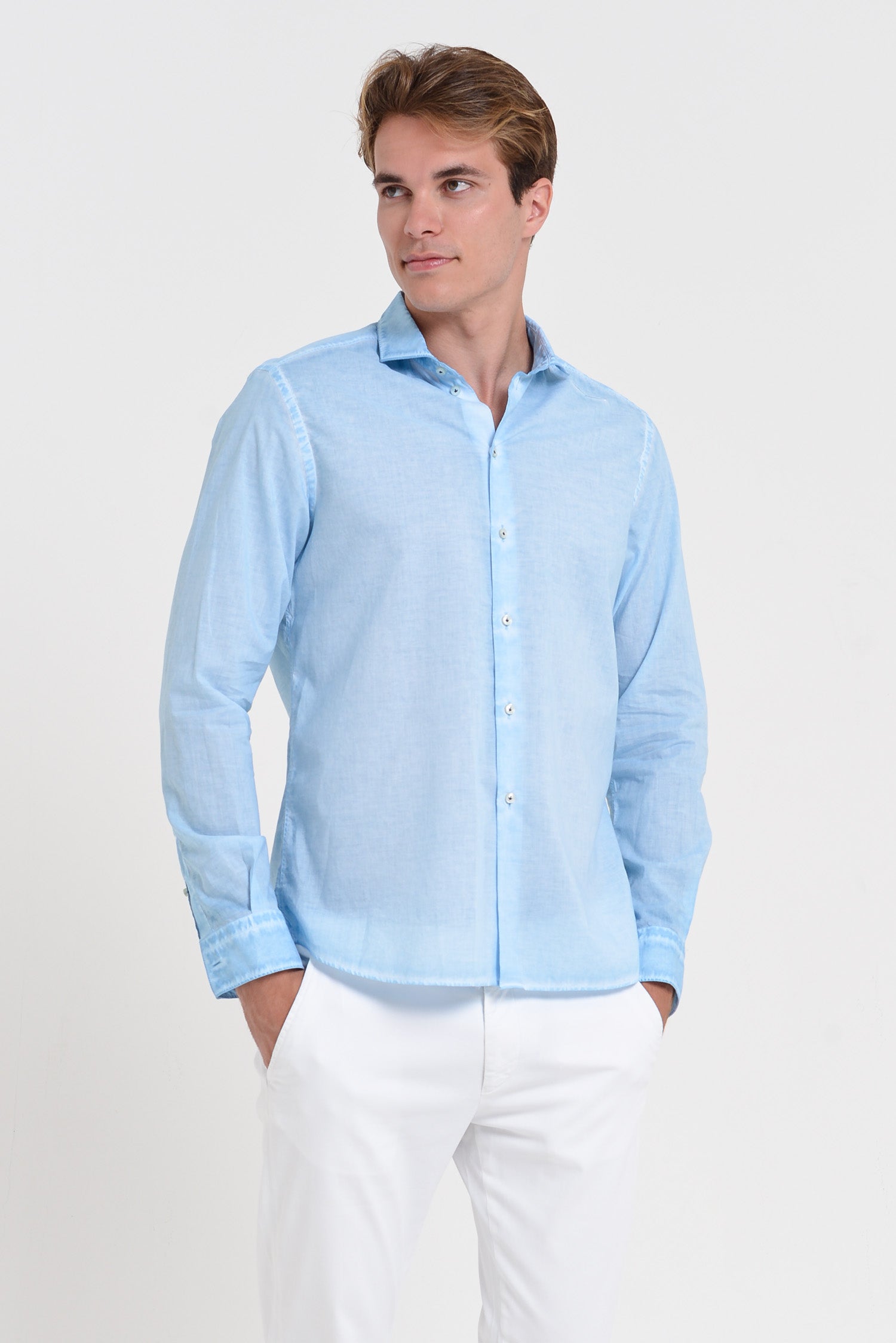 Classic Fit Shirt in Voile - Viking