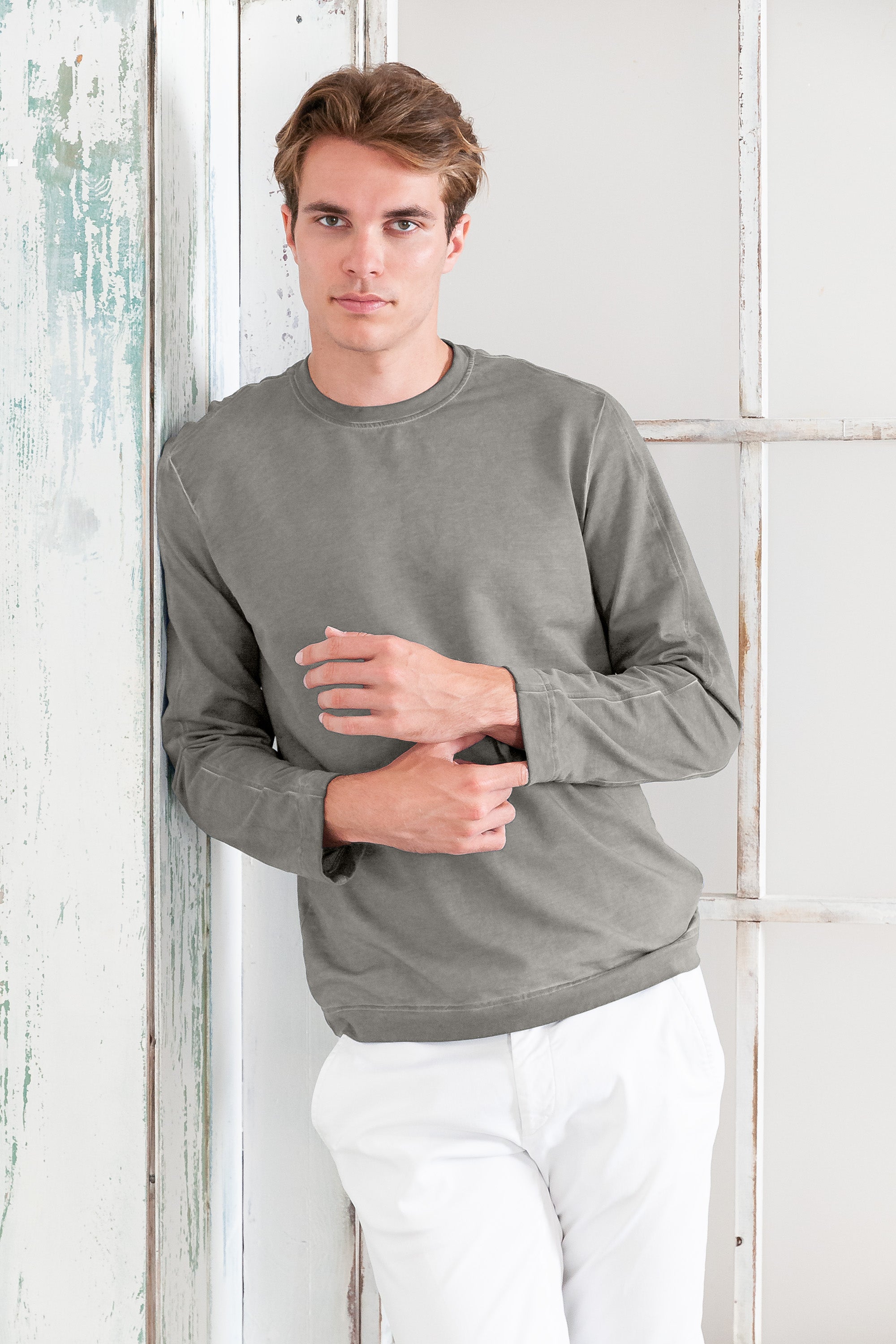 Docks Crewneck Sweater - Dolphin