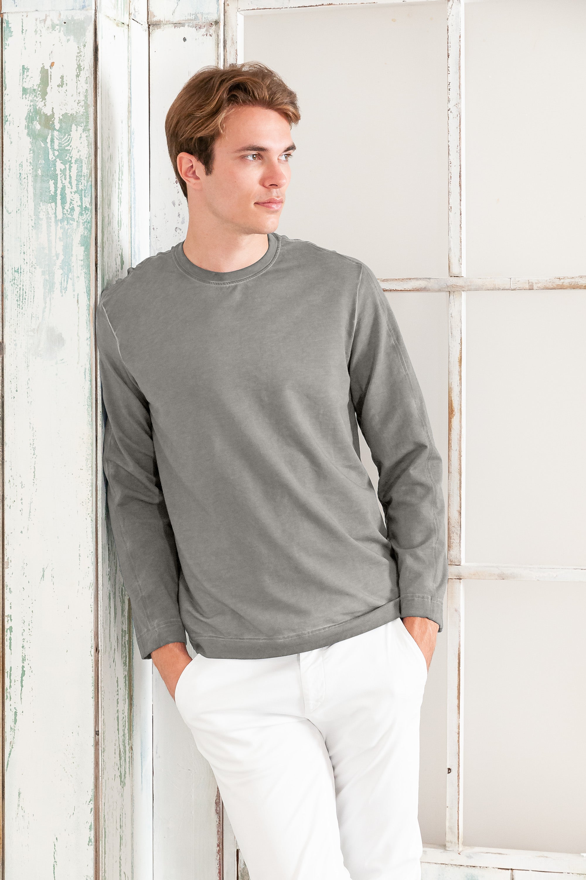 Docks Crewneck Sweater - Dolphin