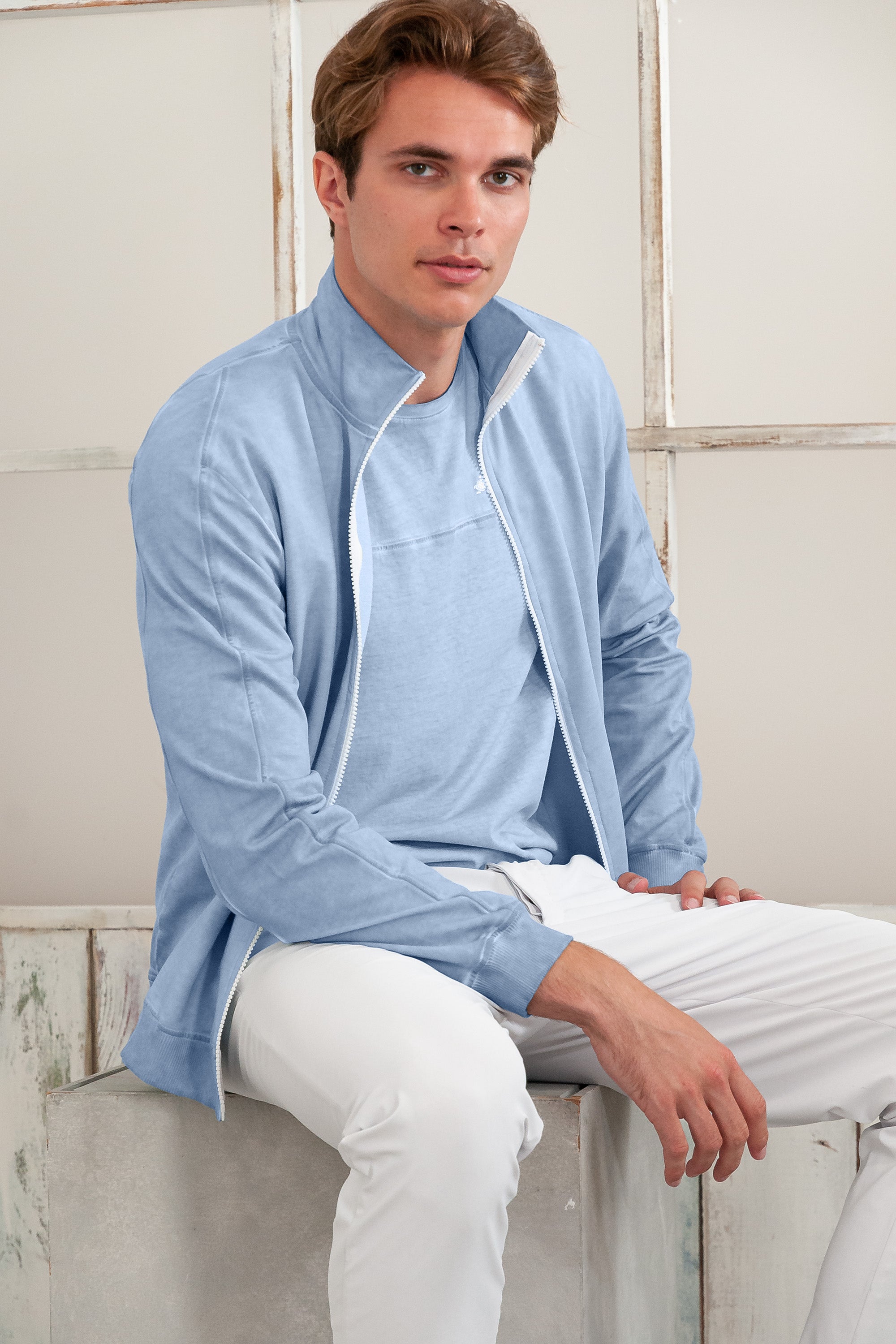 Warf - Full Zip Fleece Sweater - Fiji