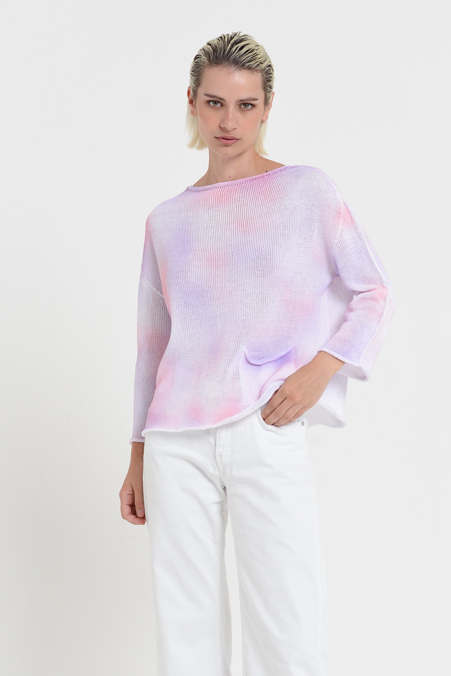 Sofia Knit in Nuvolato Art - Cumulus