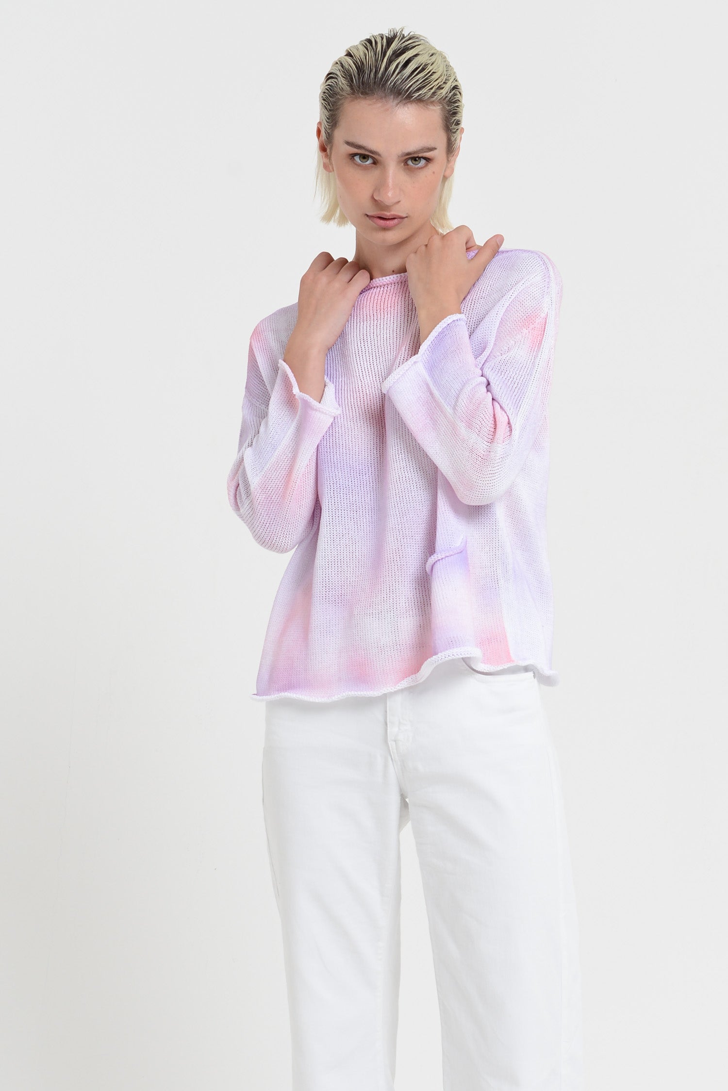 Sofia Knit in Nuvolato Art - Cumulus