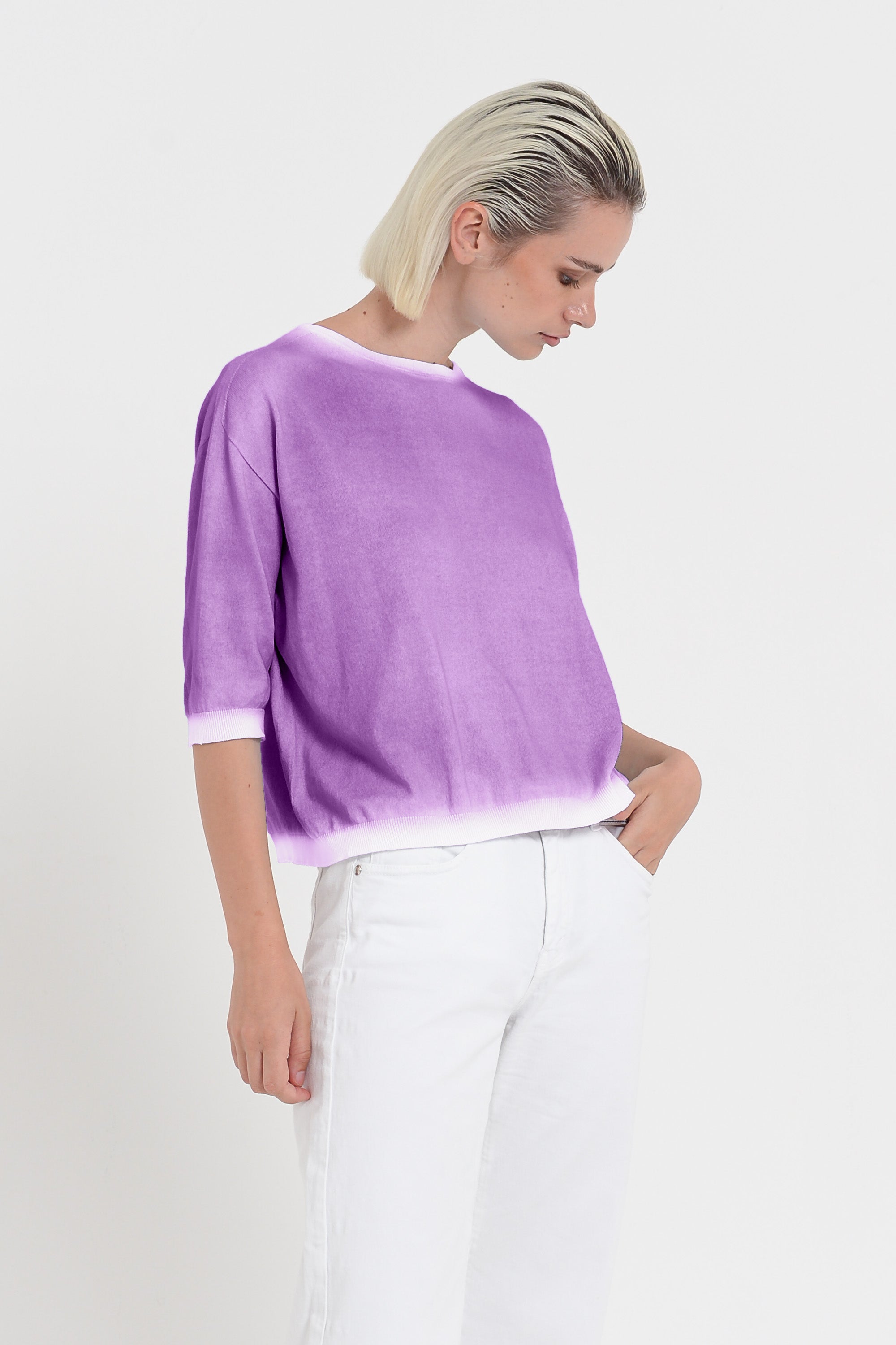 Kriss Knit in Spray Art - Morado