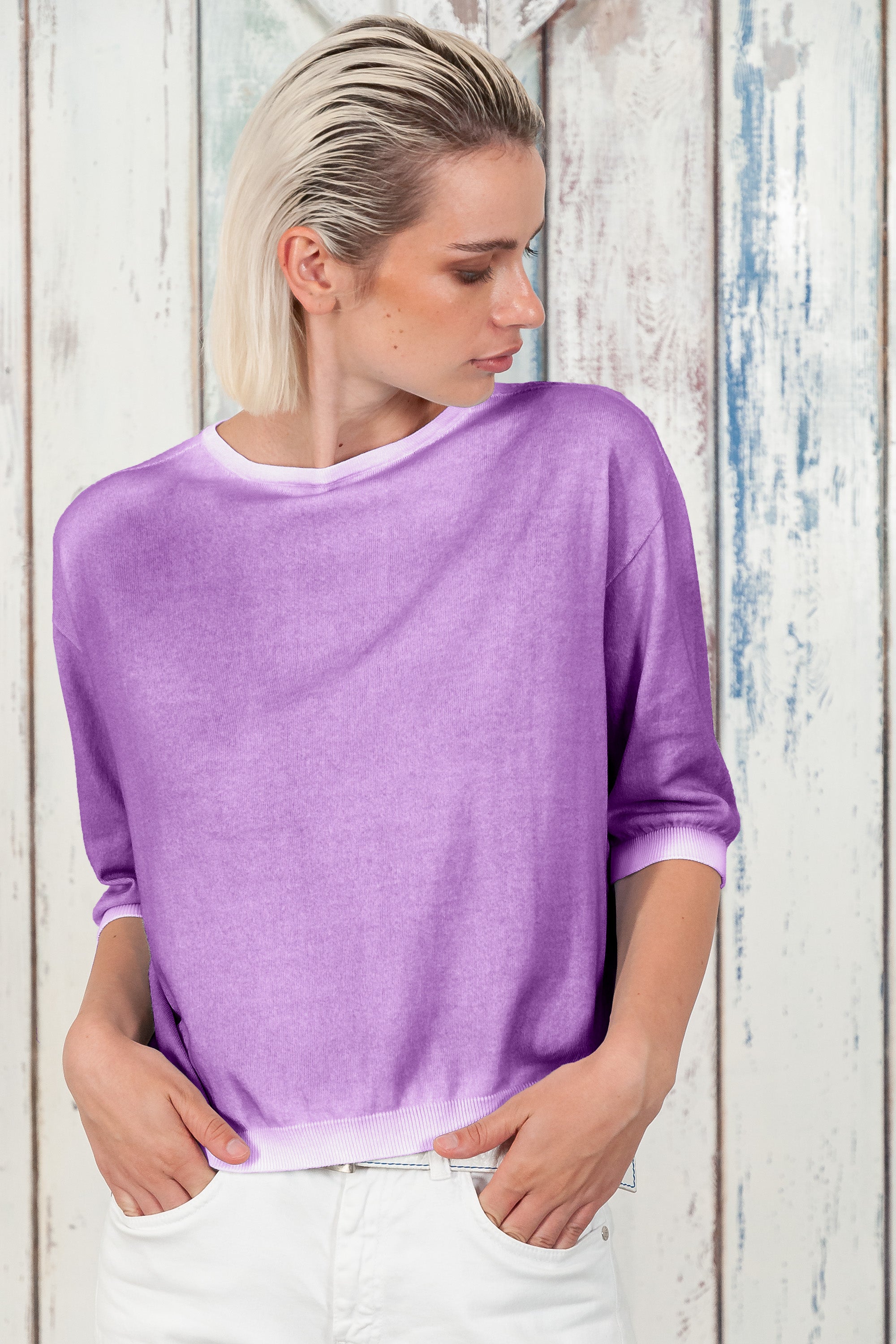 Kriss Knit in Spray Art - Morado