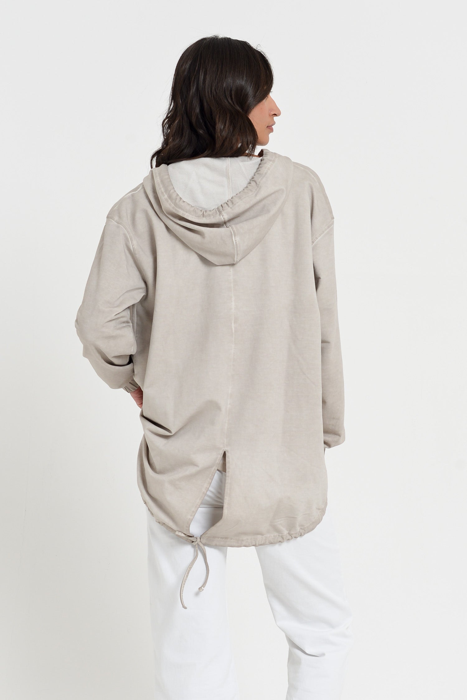 Western Parka - Women’s Full Zip Hooded Fleece Parka - Canapa