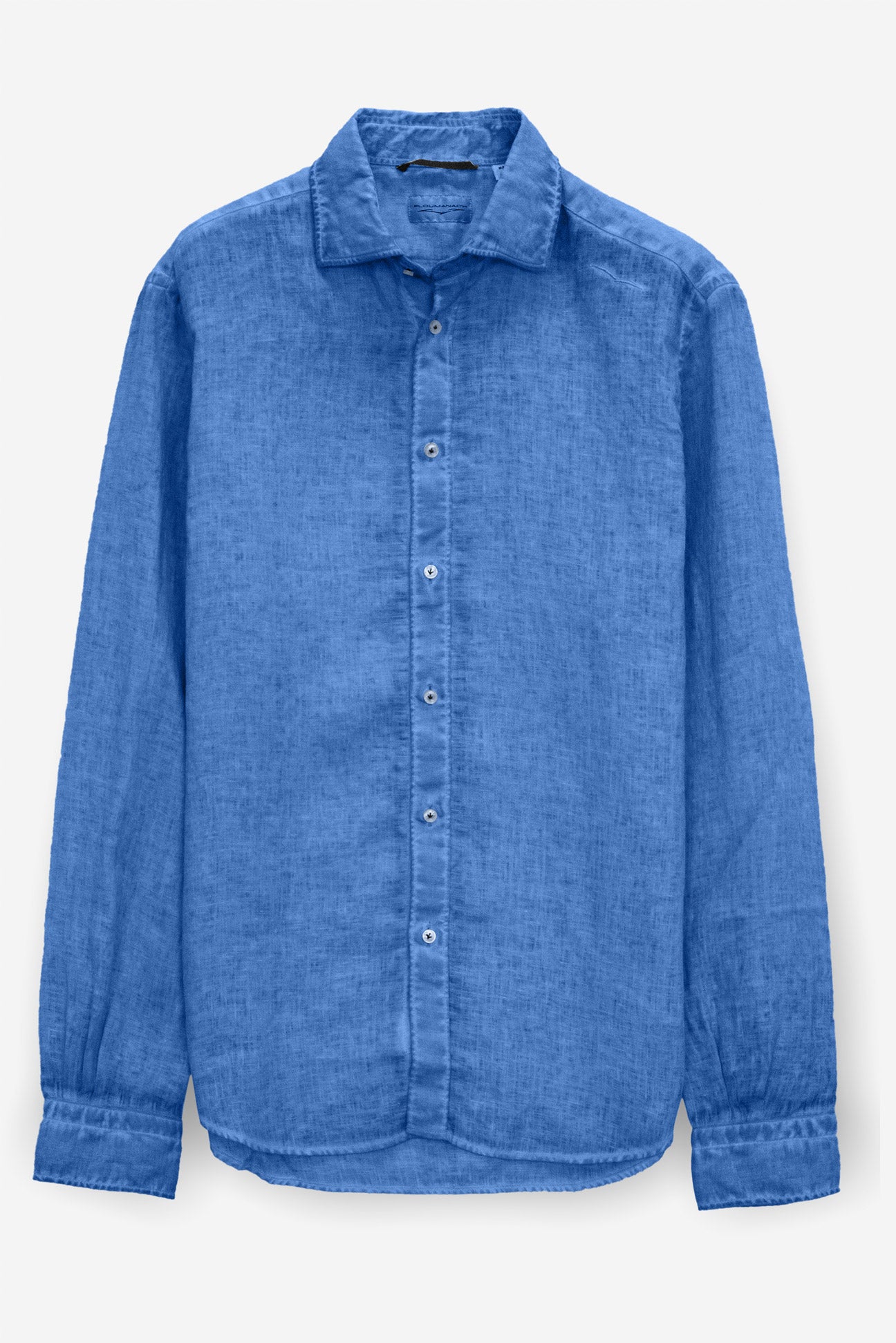 Camicia Lino Relaxed Fit - Oceano