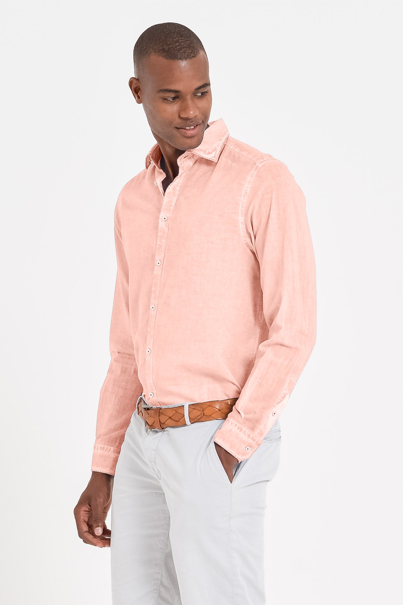 Relaxed Fit Cotton Voile Shirt - Barbuda