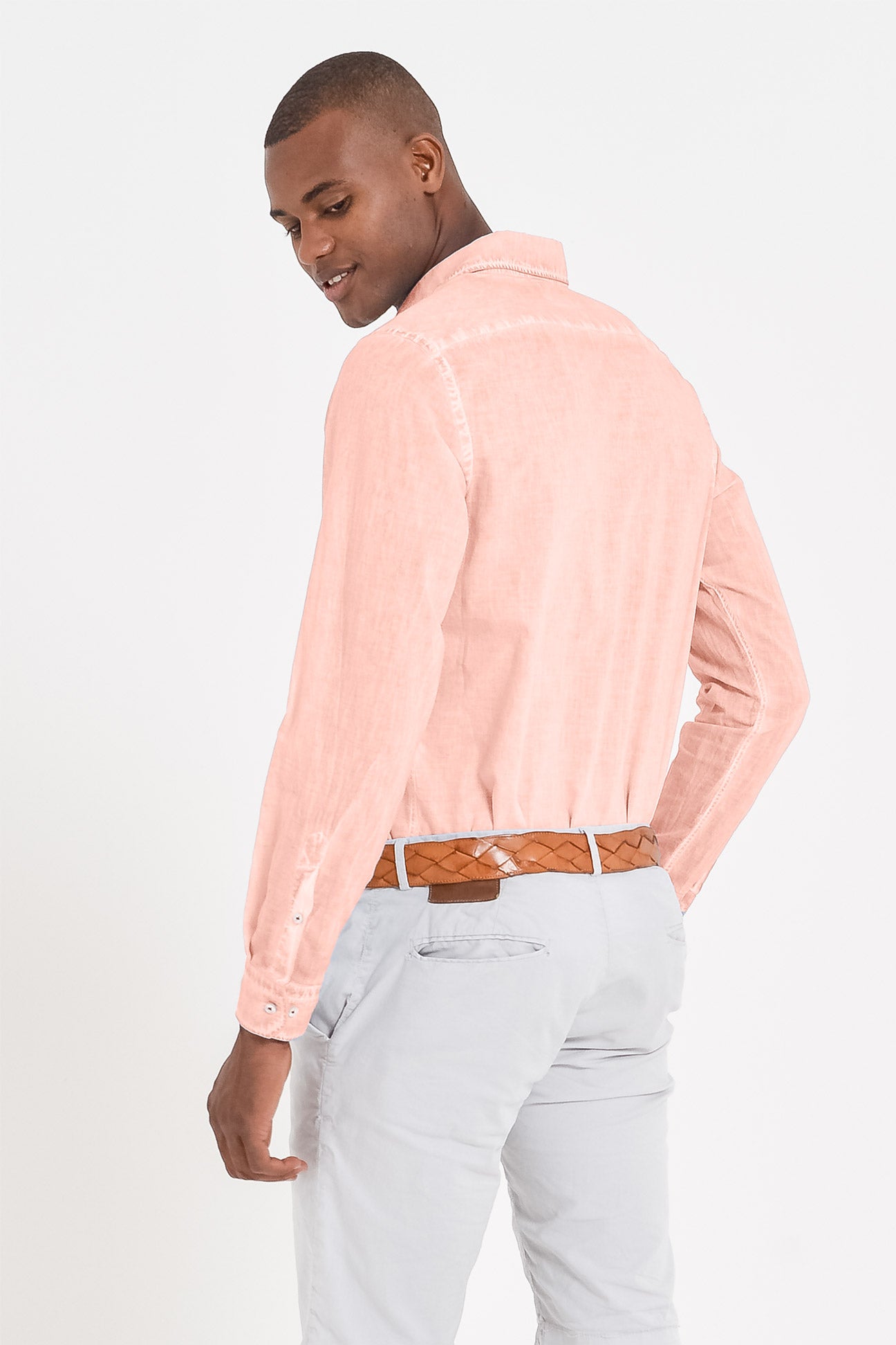 Relaxed Fit Cotton Voile Shirt - Barbuda