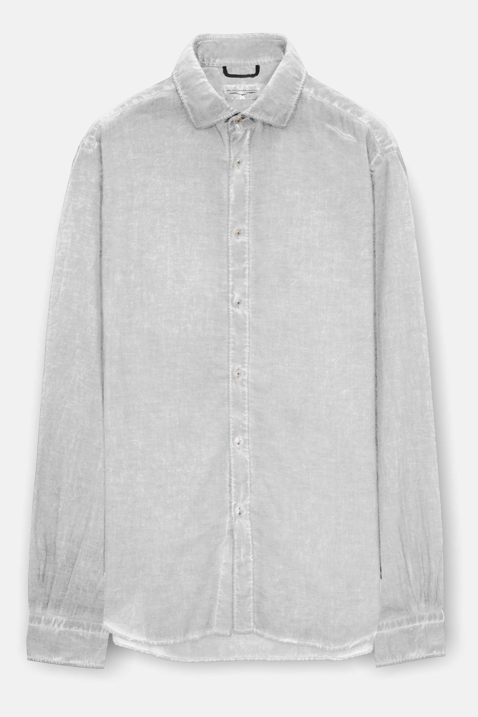 Relaxed Fit Cotton Voile Shirt - Marmo
