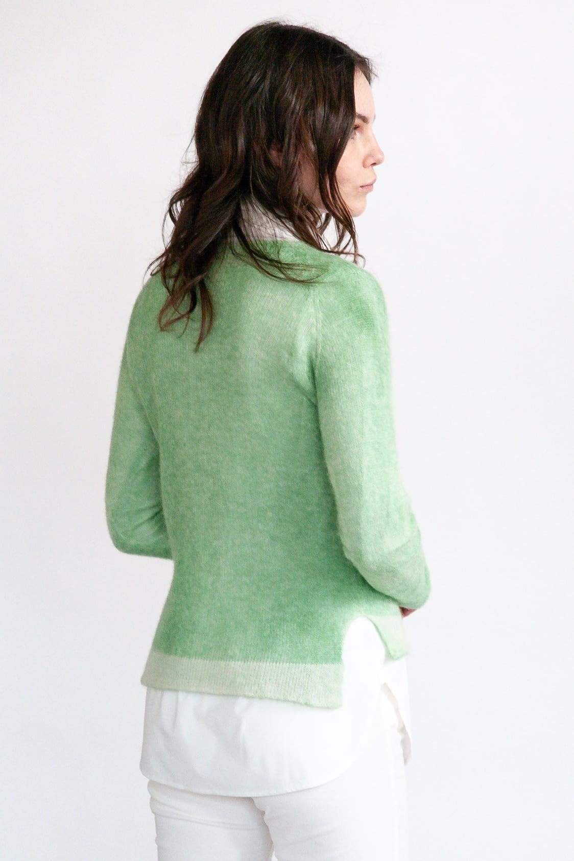 Alpaca Crew Neck Mint - Sweaters