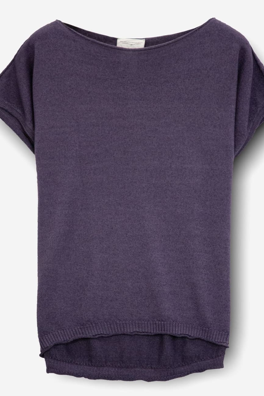 Avoch Dusk - Women Pull Over T-shirt in Merino Wool